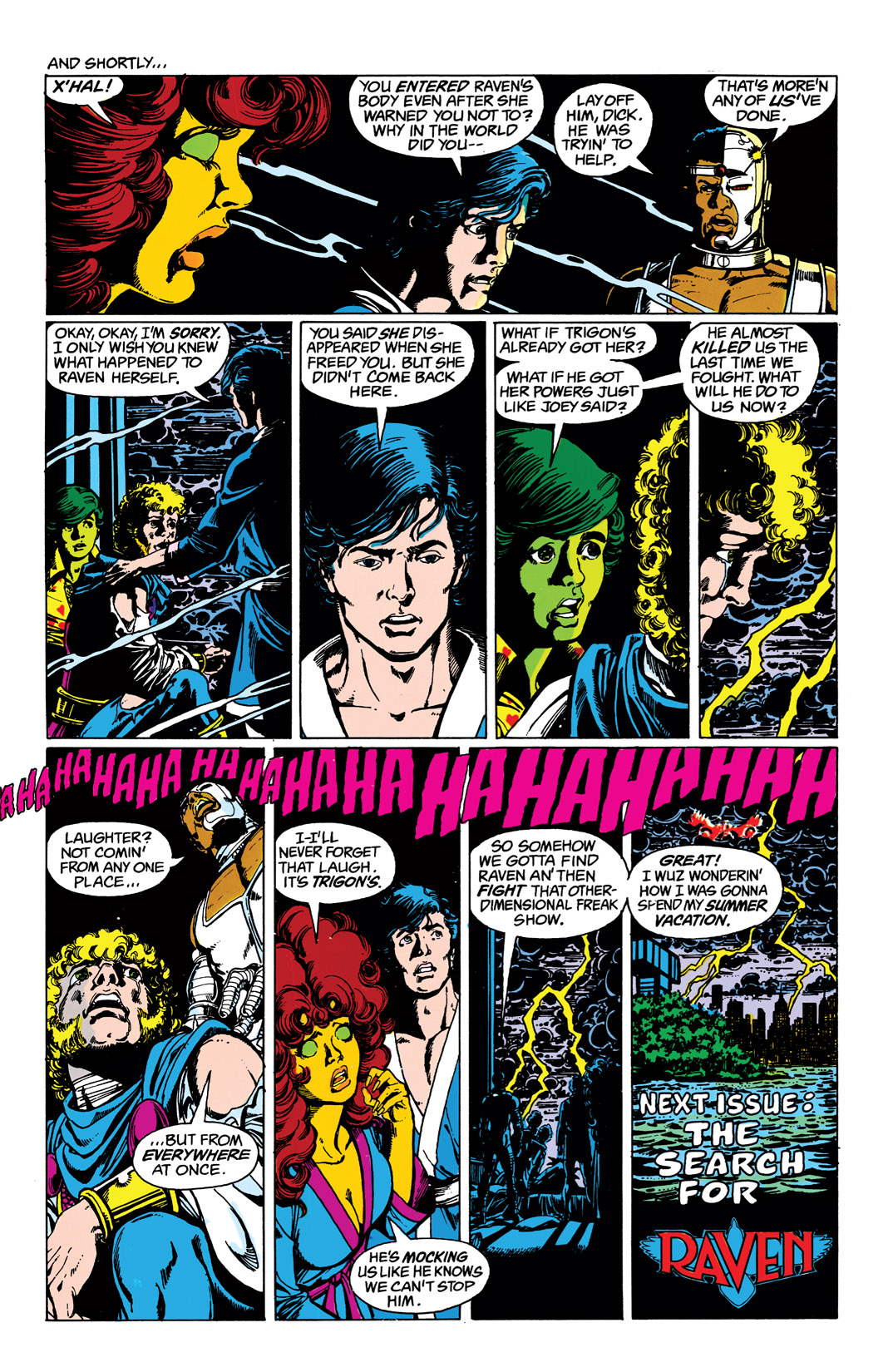 Read online The New Teen Titans (1984) comic -  Issue #1 - 23