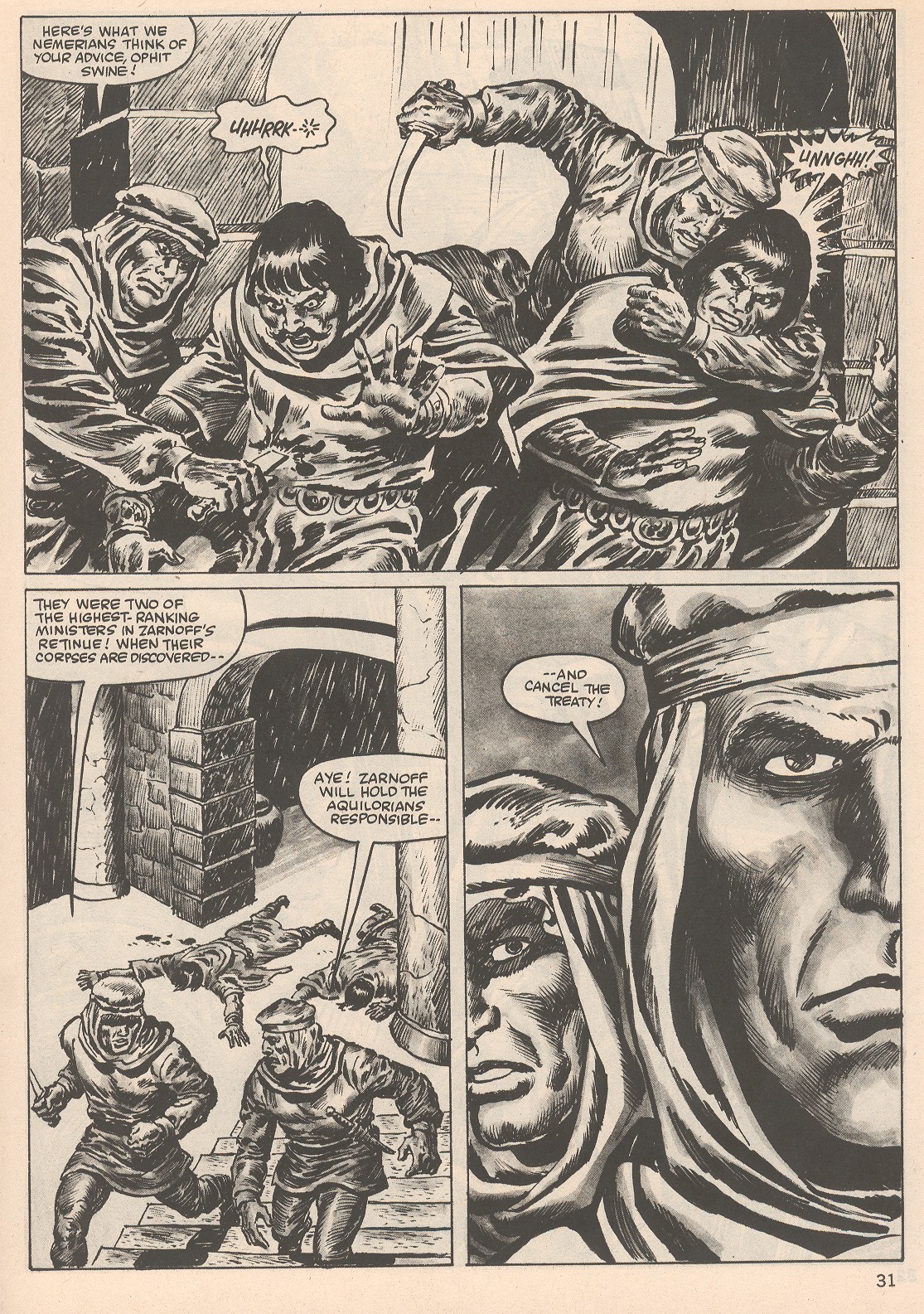 Read online The Savage Sword Of Conan comic -  Issue #104 - 31