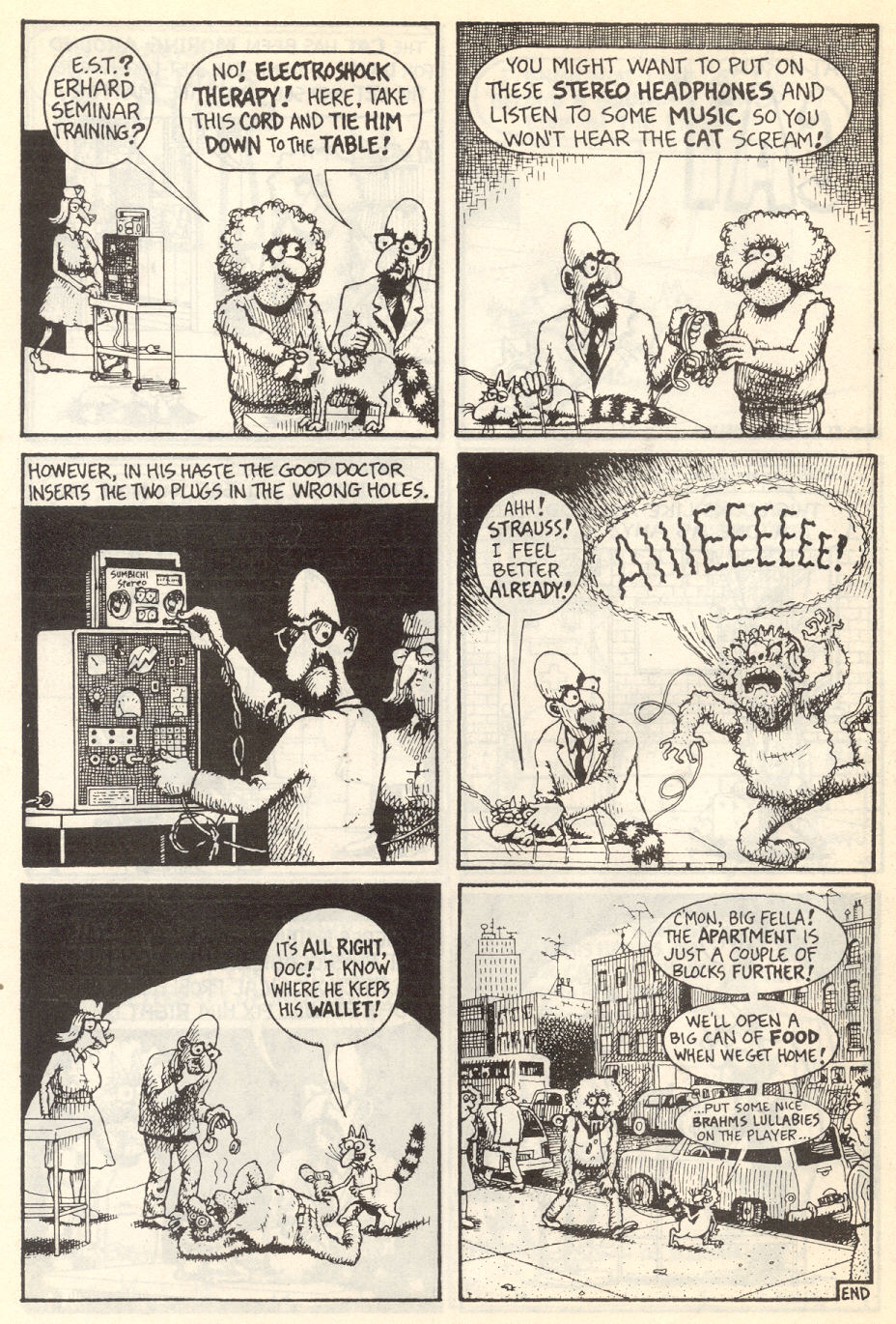 Read online Adventures of Fat Freddy's Cat comic -  Issue #7 - 34