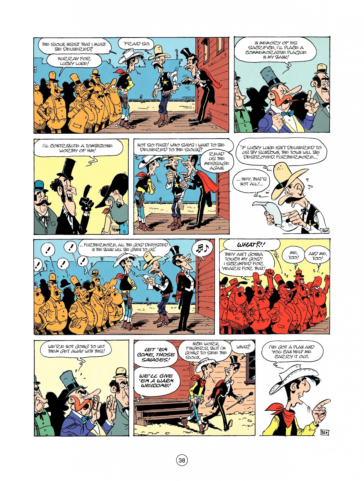 Read online A Lucky Luke Adventure comic -  Issue #37 - 38