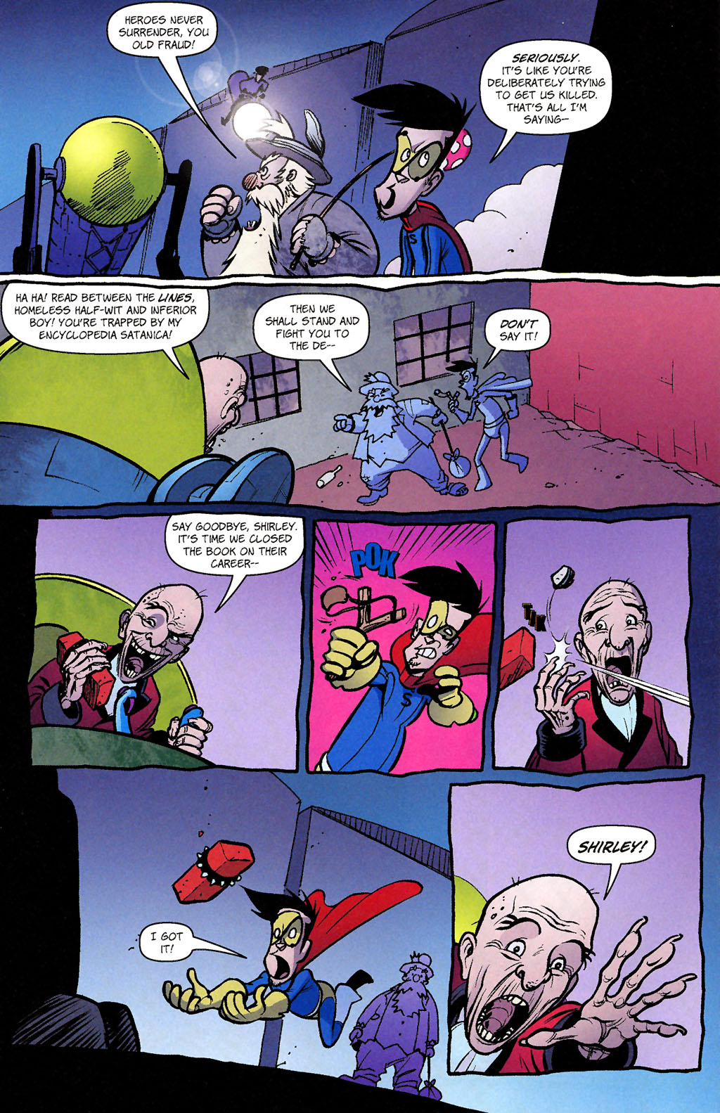 Read online Paul Jenkins' Sidekick comic -  Issue #4 - 6