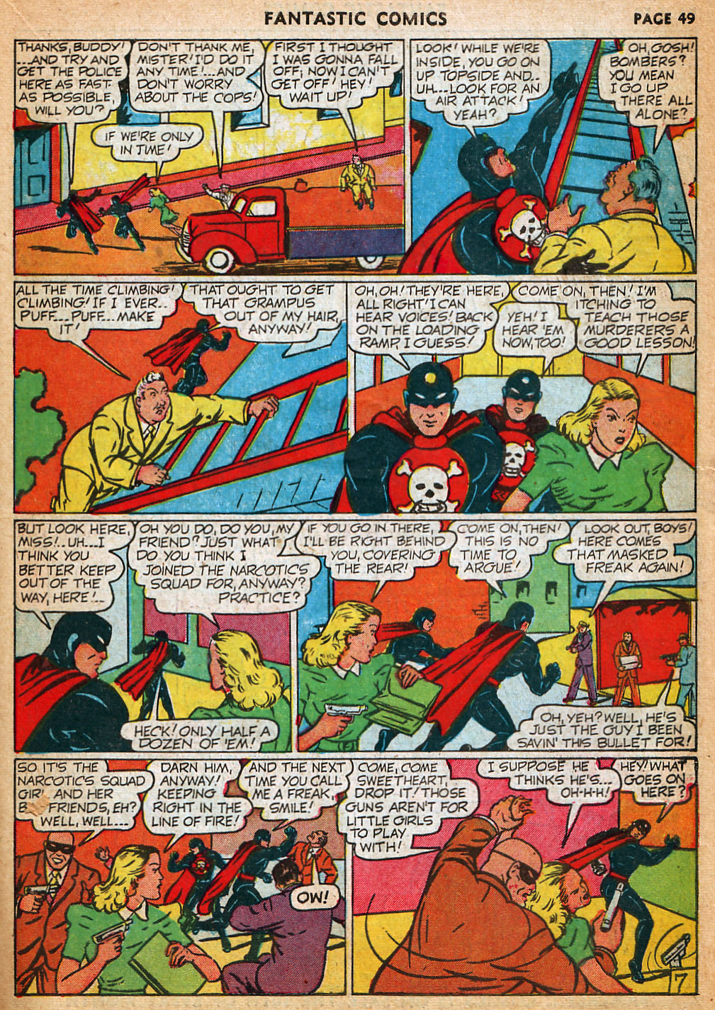 Read online Fantastic Comics comic -  Issue #22 - 50