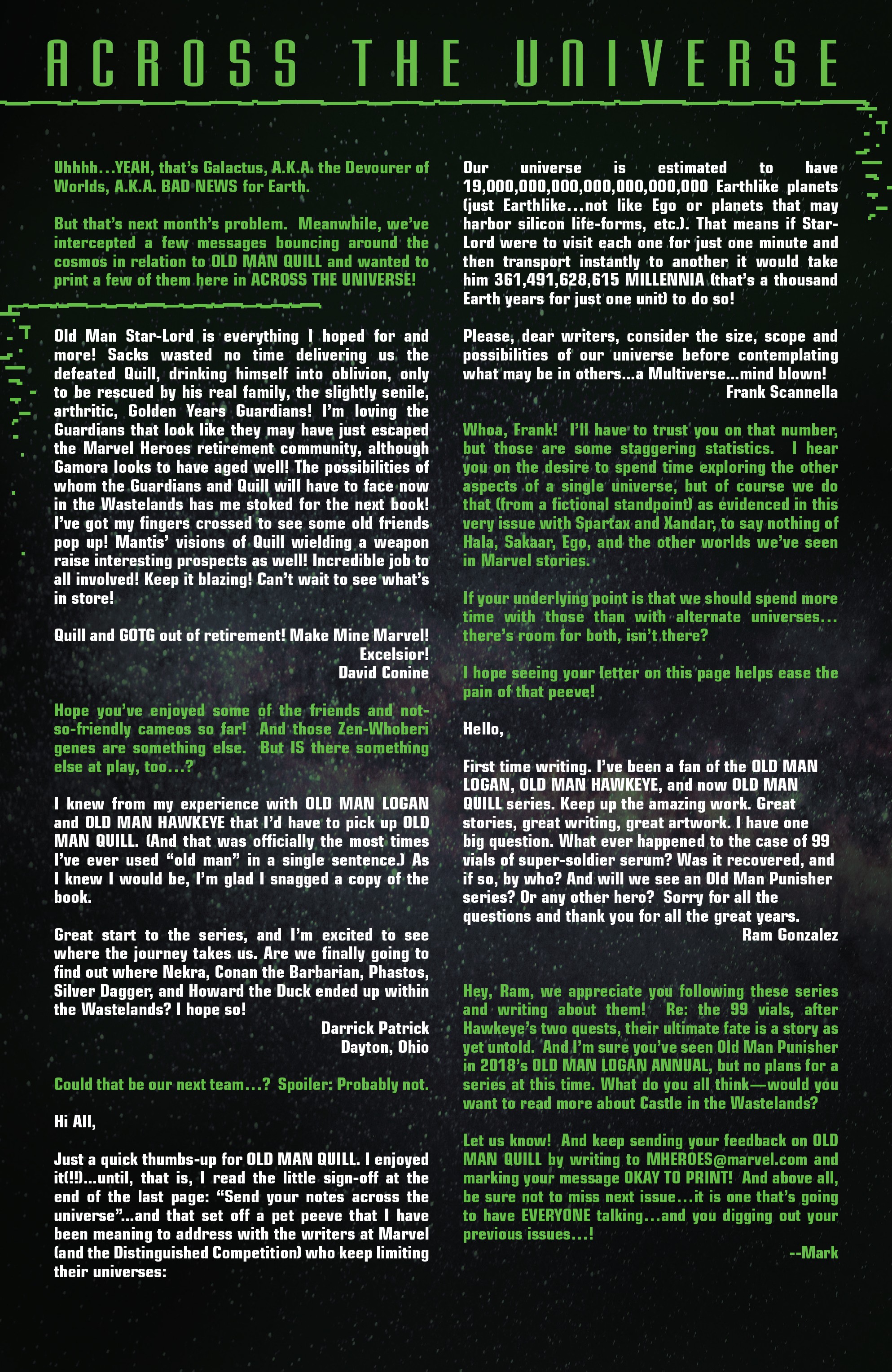 Read online Old Man Quill comic -  Issue #6 - 24