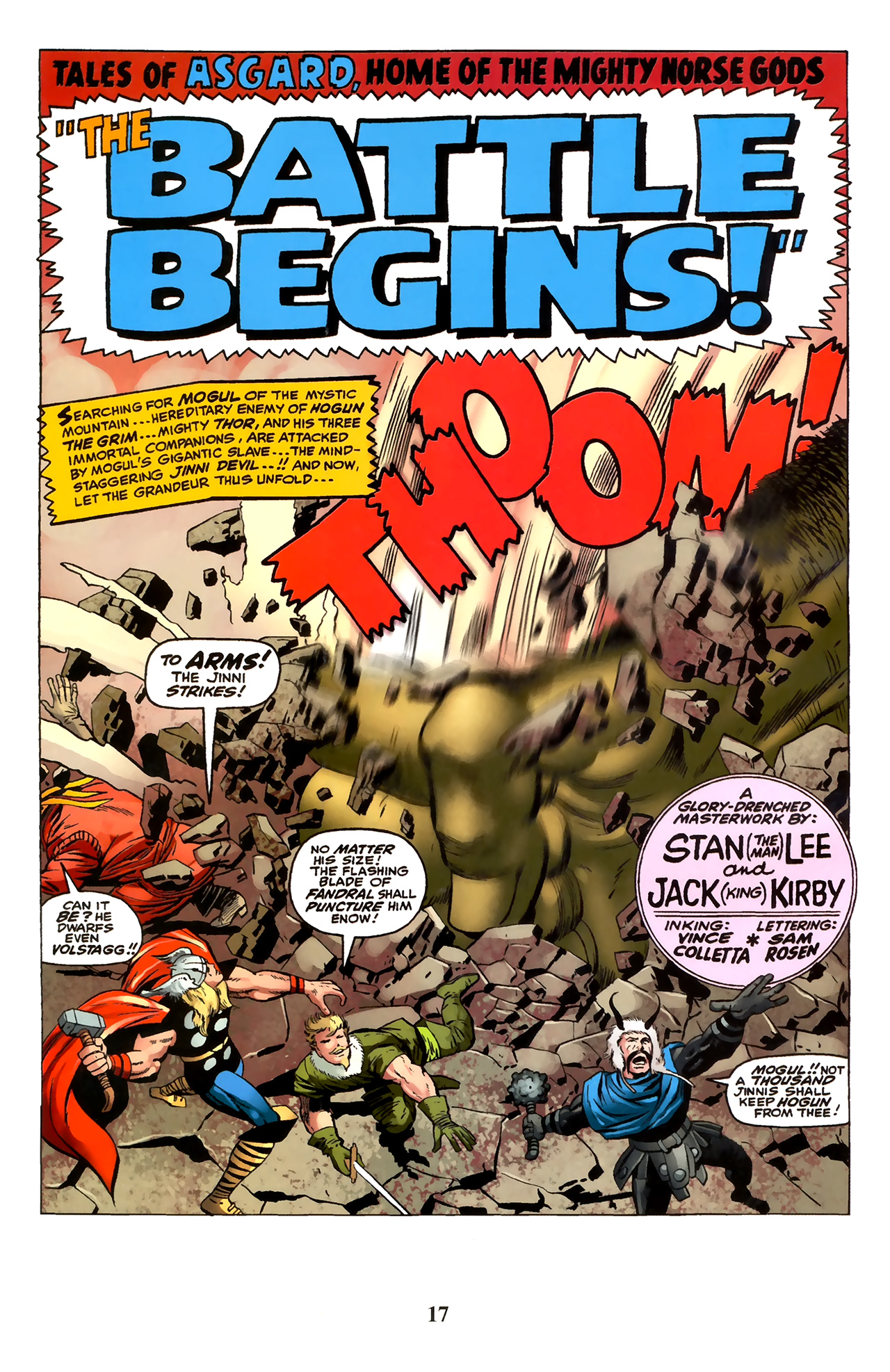 Read online Thor: Tales of Asgard by Stan Lee & Jack Kirby comic -  Issue #6 - 19