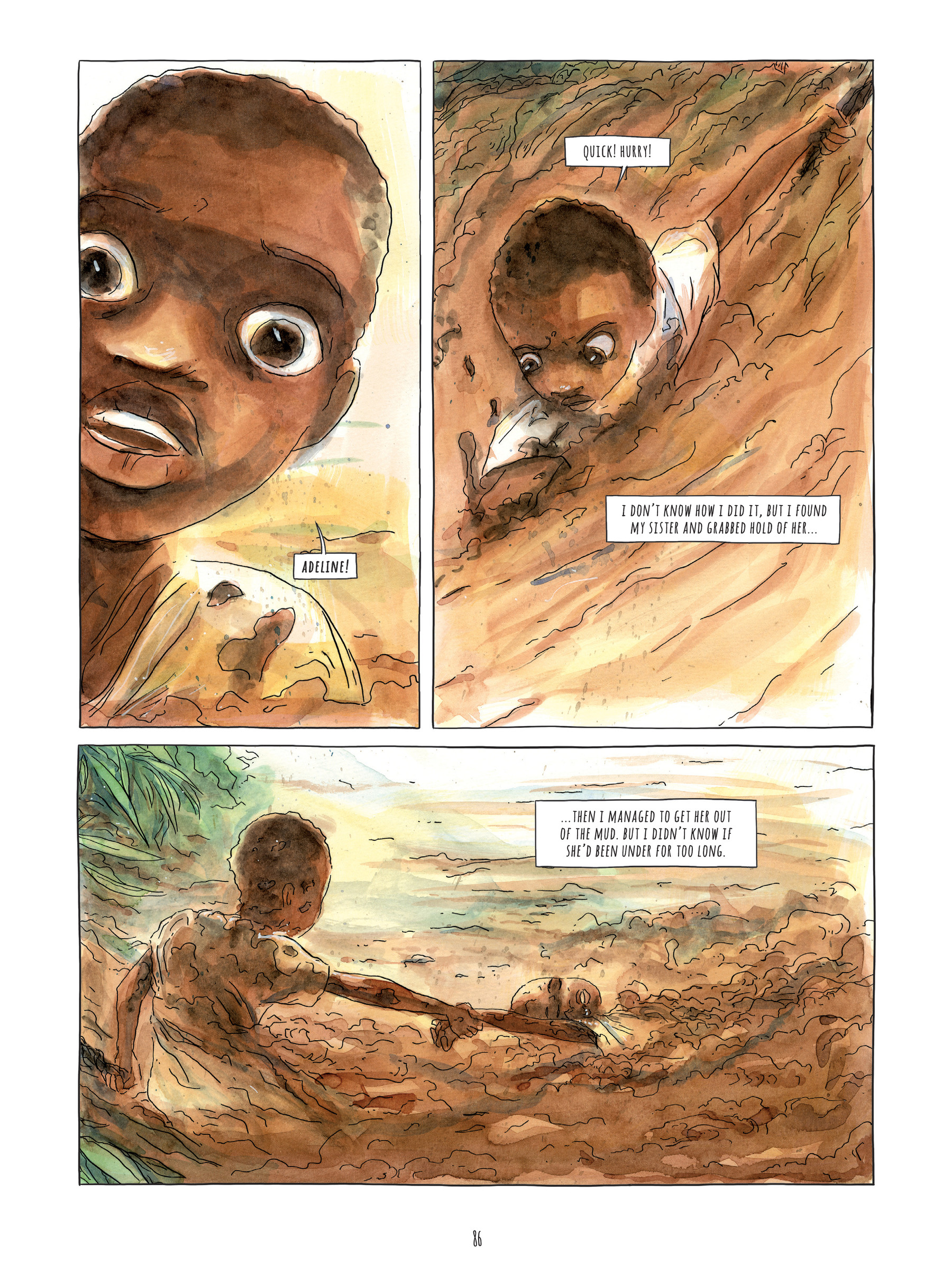 Read online Alice on the Run: One Child's Journey Through the Rwandan Civil War comic -  Issue # TPB - 85