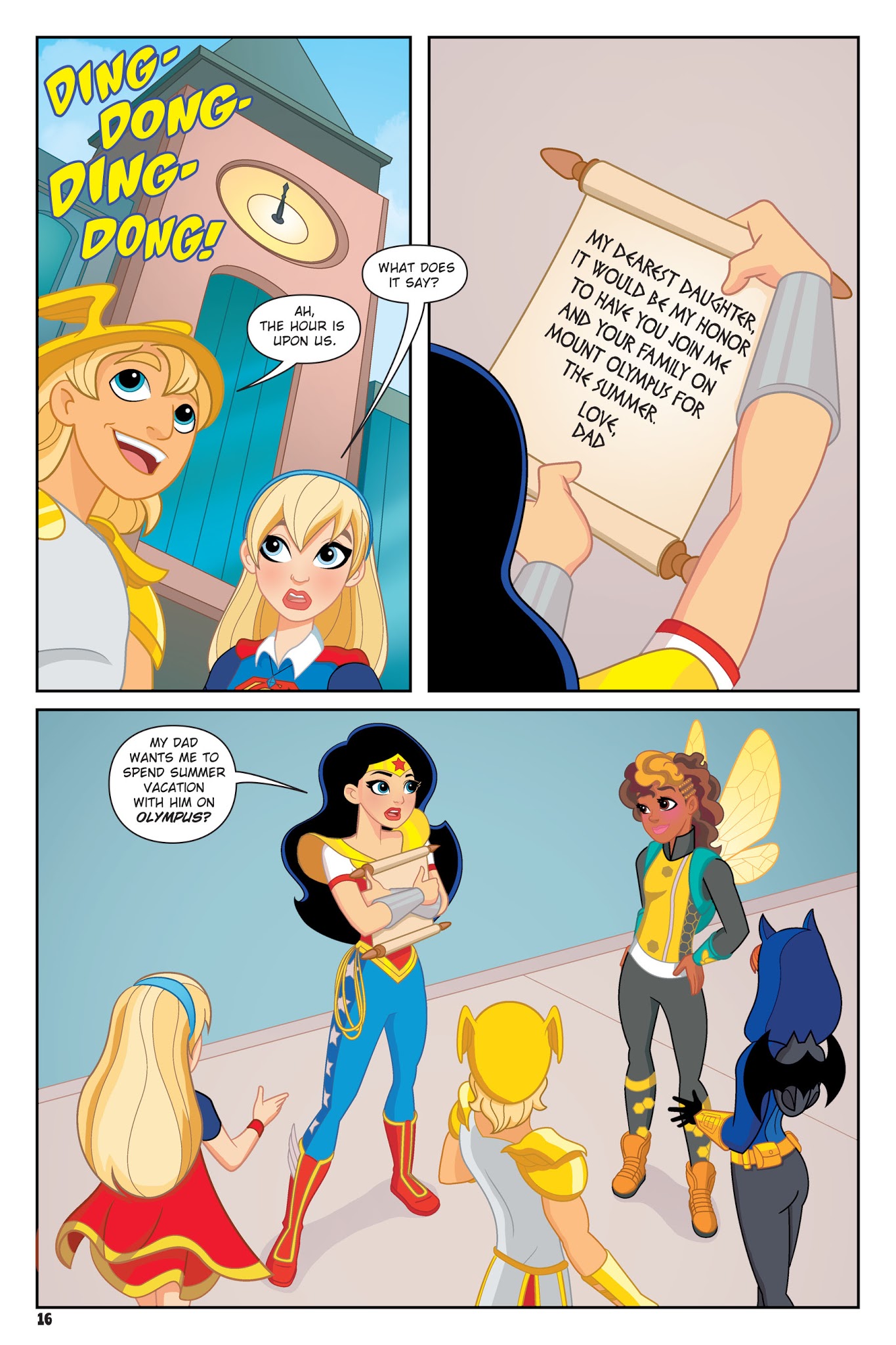 Read online DC Super Hero Girls: Summer Olympus comic -  Issue # TPB - 14