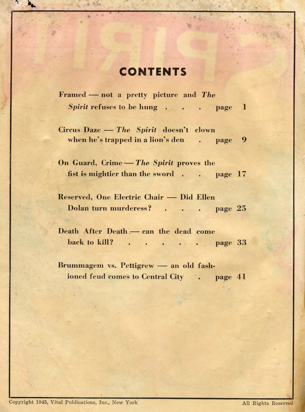 The Spirit (1944) issue 2 - Page 2
