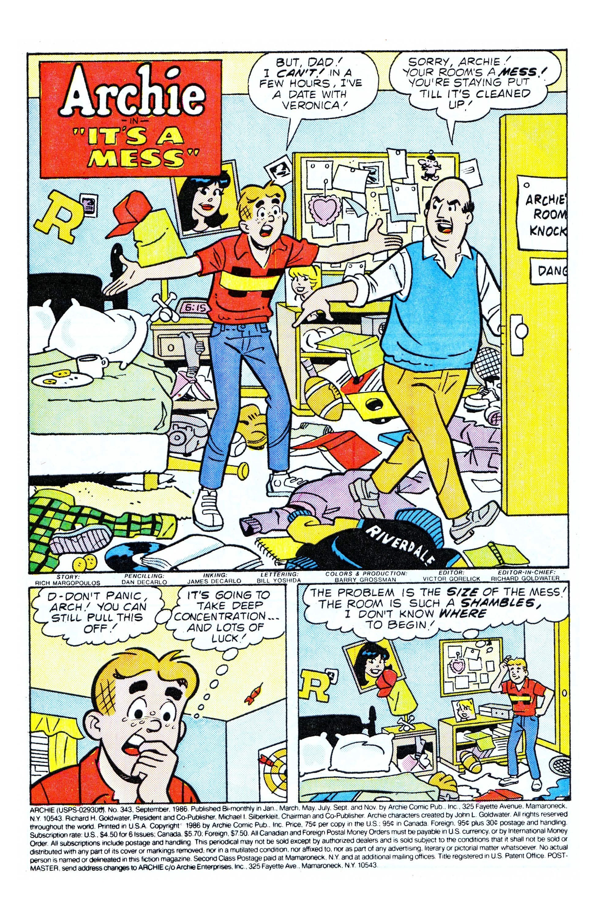 Read online Archie (1960) comic -  Issue #343 - 2