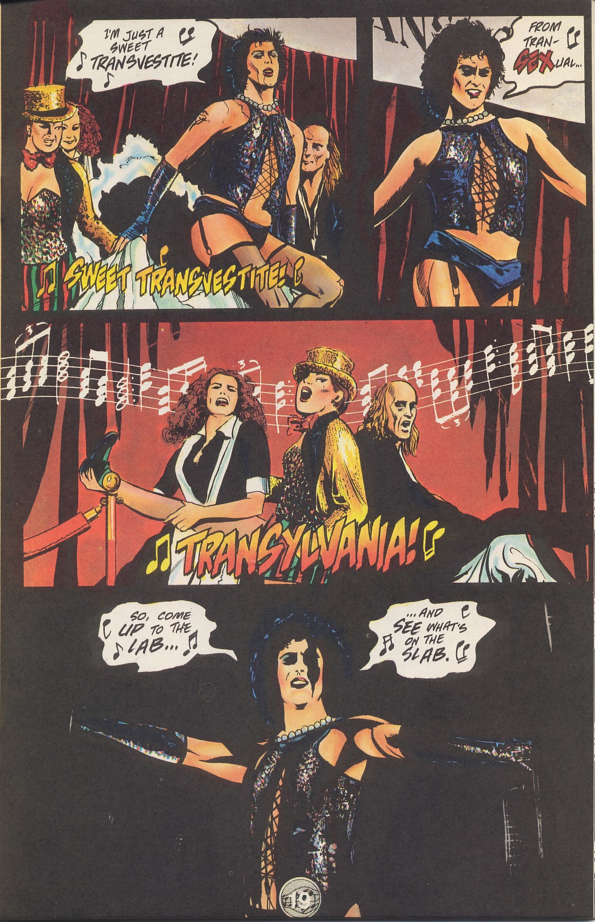 Read online The Rocky Horror Picture Show: The Comic Book comic -  Issue #1 - 21