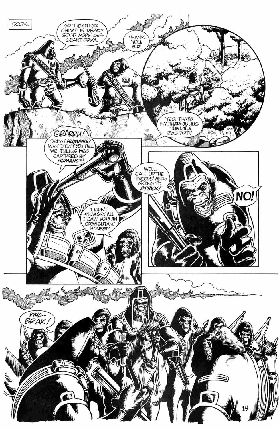 Read online Planet of the Apes: The Forbidden Zone comic -  Issue #3 - 21