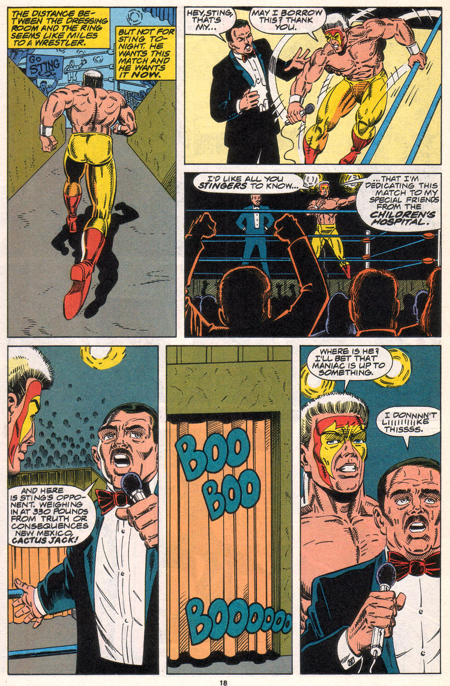 Read online WCW World Championship Wrestling comic -  Issue #8 - 18