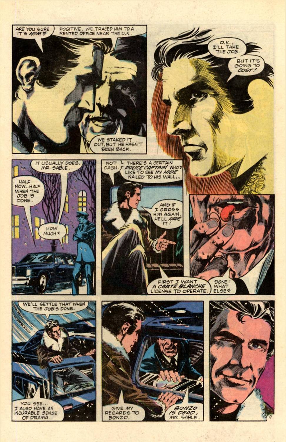 Read online Jon Sable, Freelance comic -  Issue #1 - 12