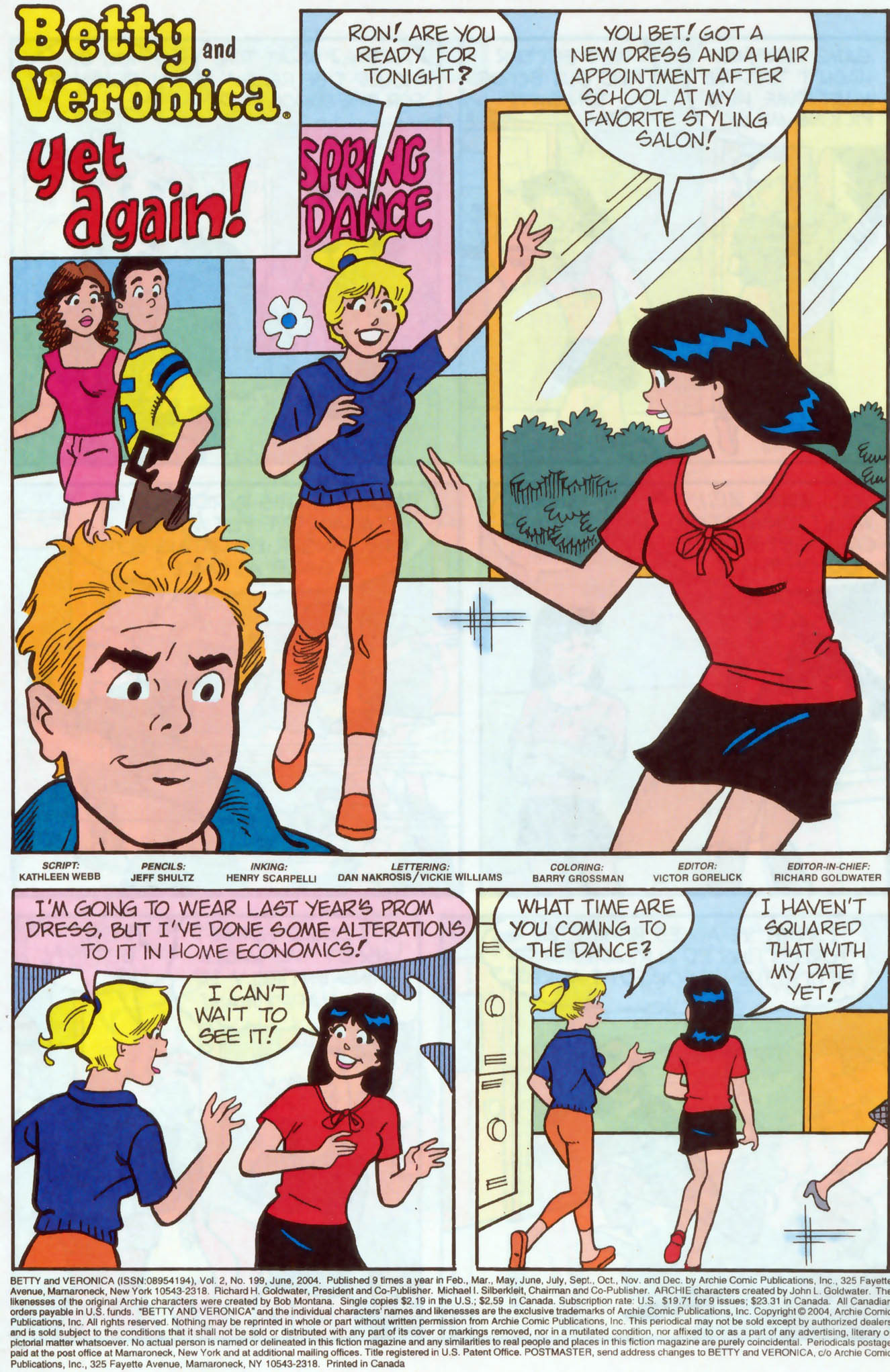 Read online Betty and Veronica (1987) comic -  Issue #199 - 2