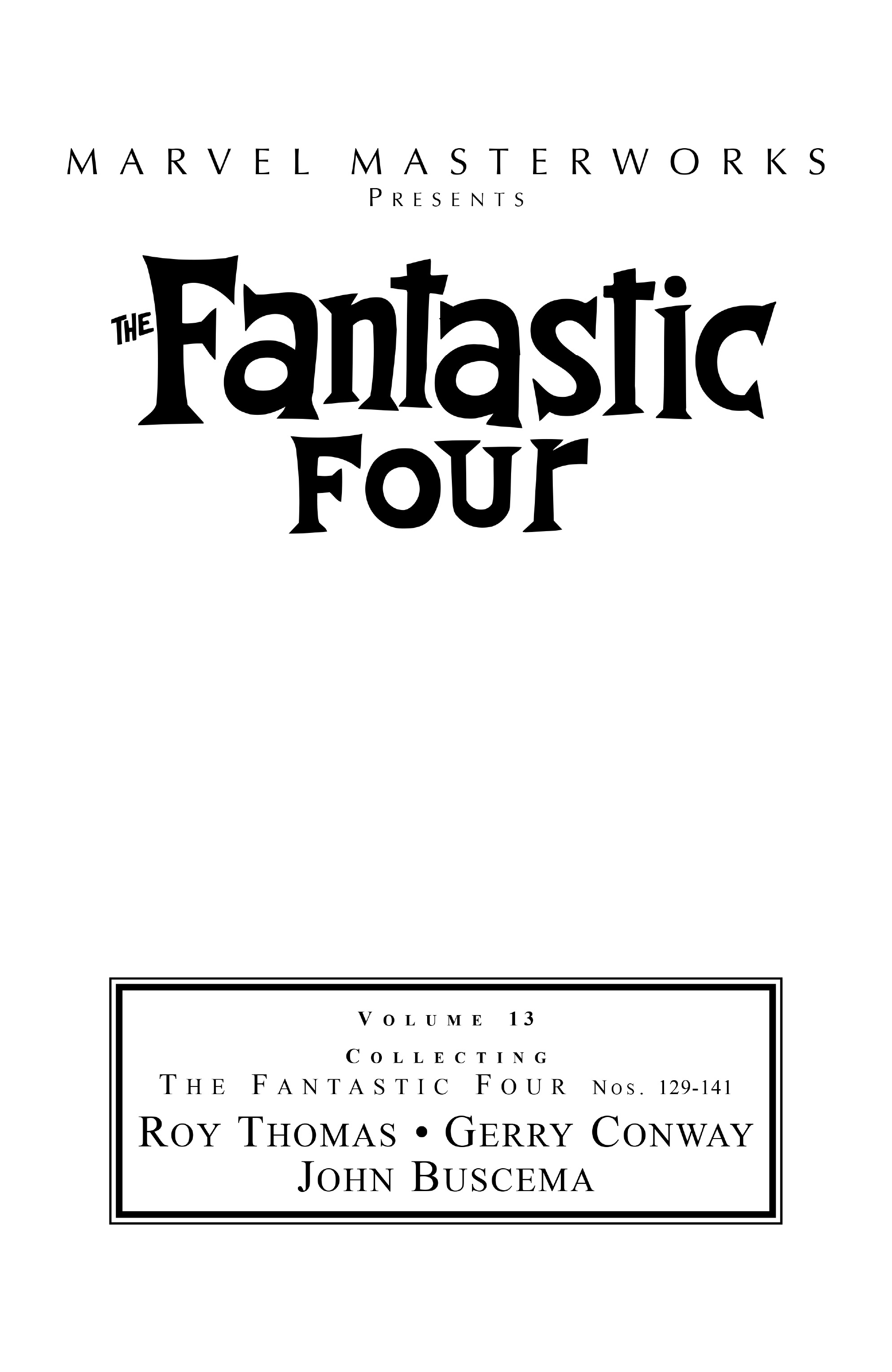 Read online Marvel Masterworks: The Fantastic Four comic -  Issue # TPB 13 (Part 1) - 2