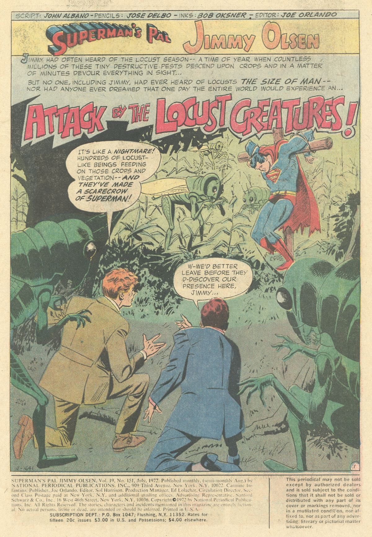 Read online Superman's Pal Jimmy Olsen comic -  Issue #151 - 3