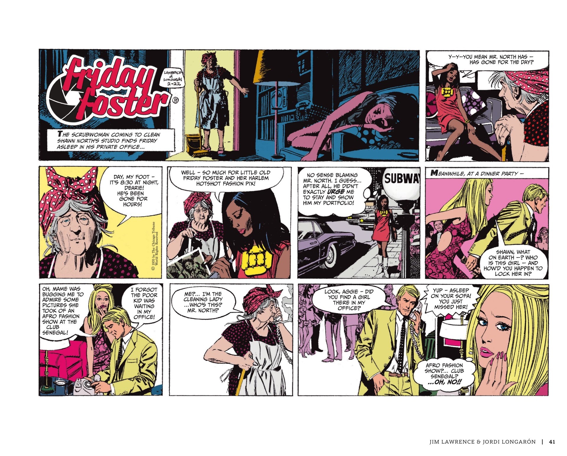 Read online Friday Foster: The Sunday Strips comic -  Issue # TPB (Part 1) - 42