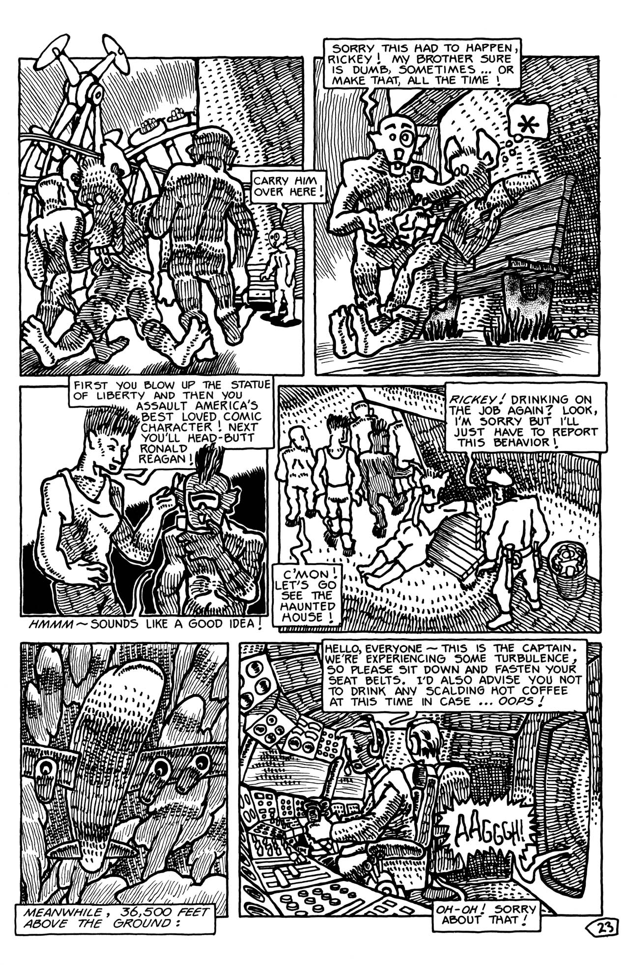 Read online Adolescent Radioactive Black Belt Hamsters comic -  Issue #5 - 25