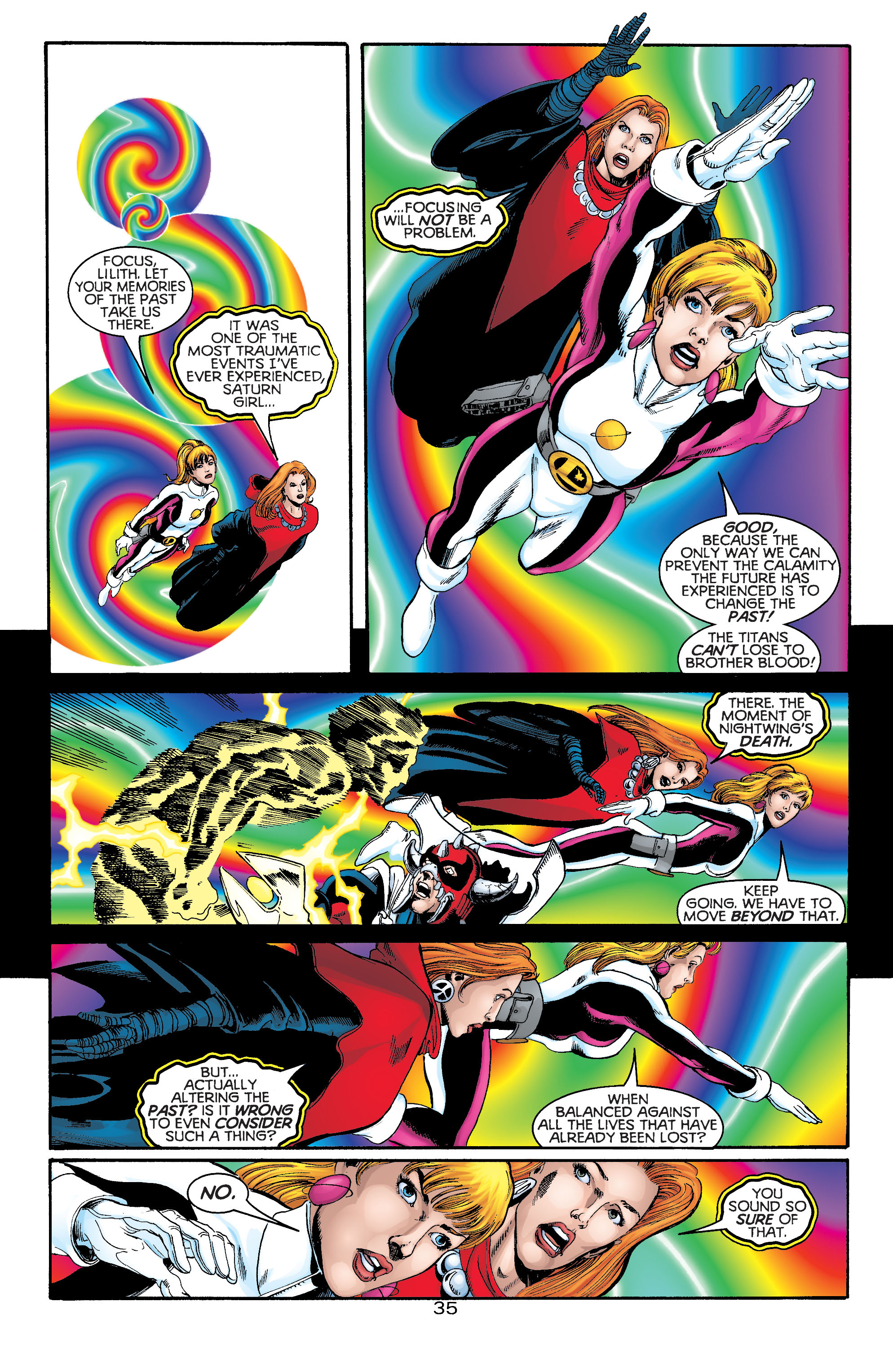 Read online Titans/Legion of Super-Heroes: Universe Ablaze comic -  Issue #4 - 37