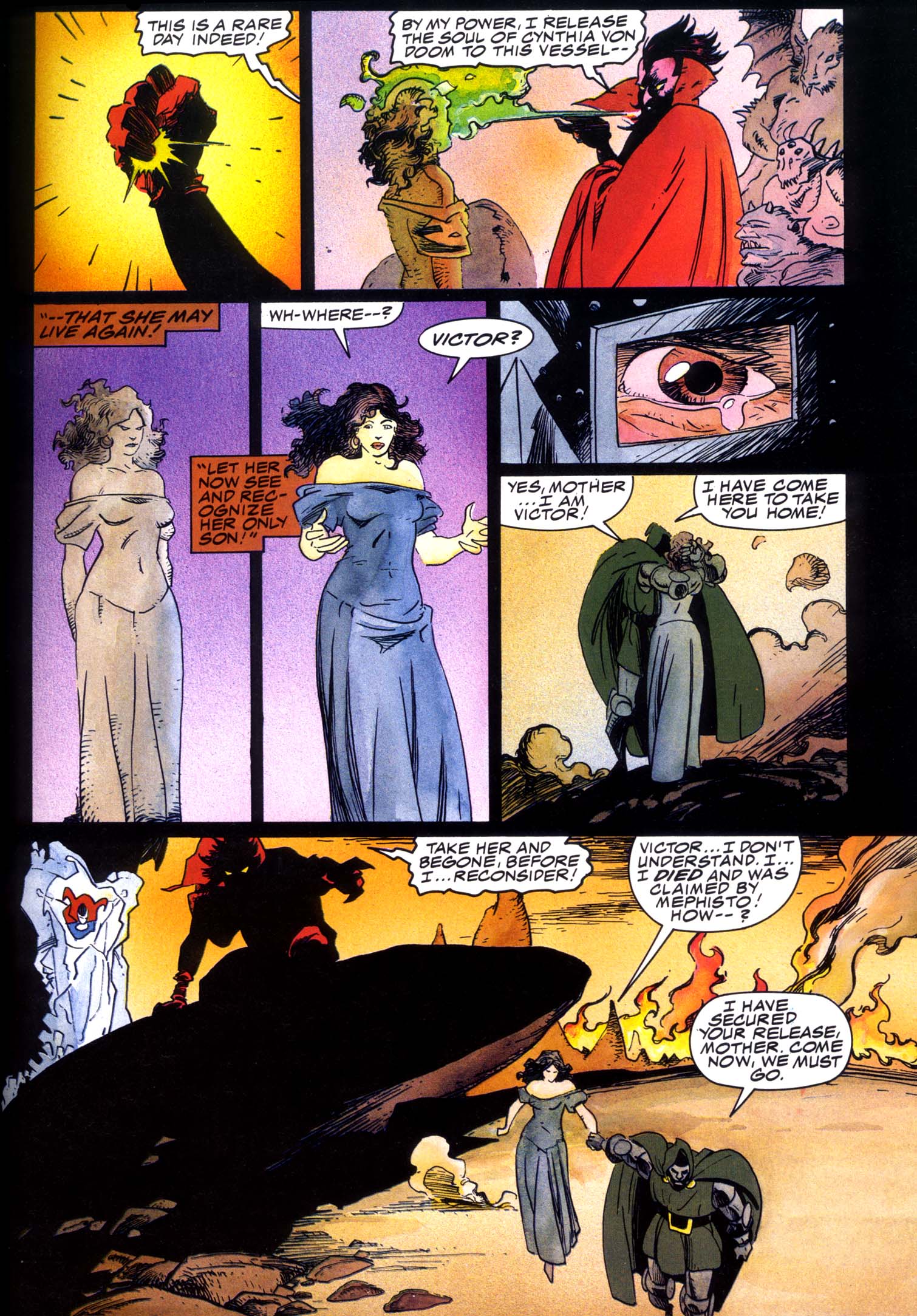 Read online Marvel Graphic Novel comic -  Issue #49 - Doctor Strange & Doctor Doom - Triumph & Torment - 66