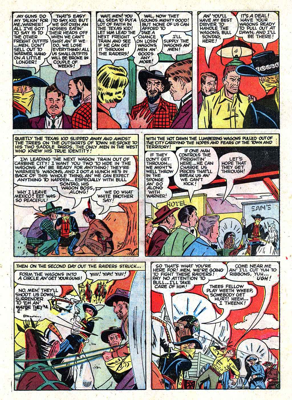 Read online Texas Kid comic -  Issue #6 - 7