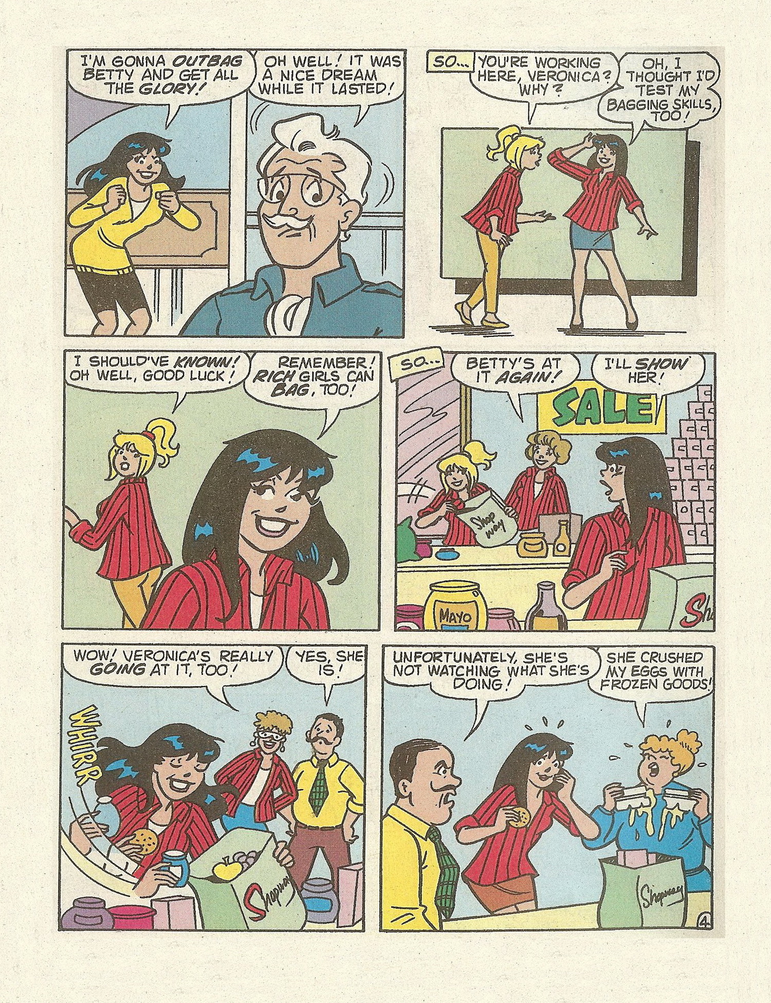 Read online Betty and Veronica Digest Magazine comic -  Issue #72 - 6