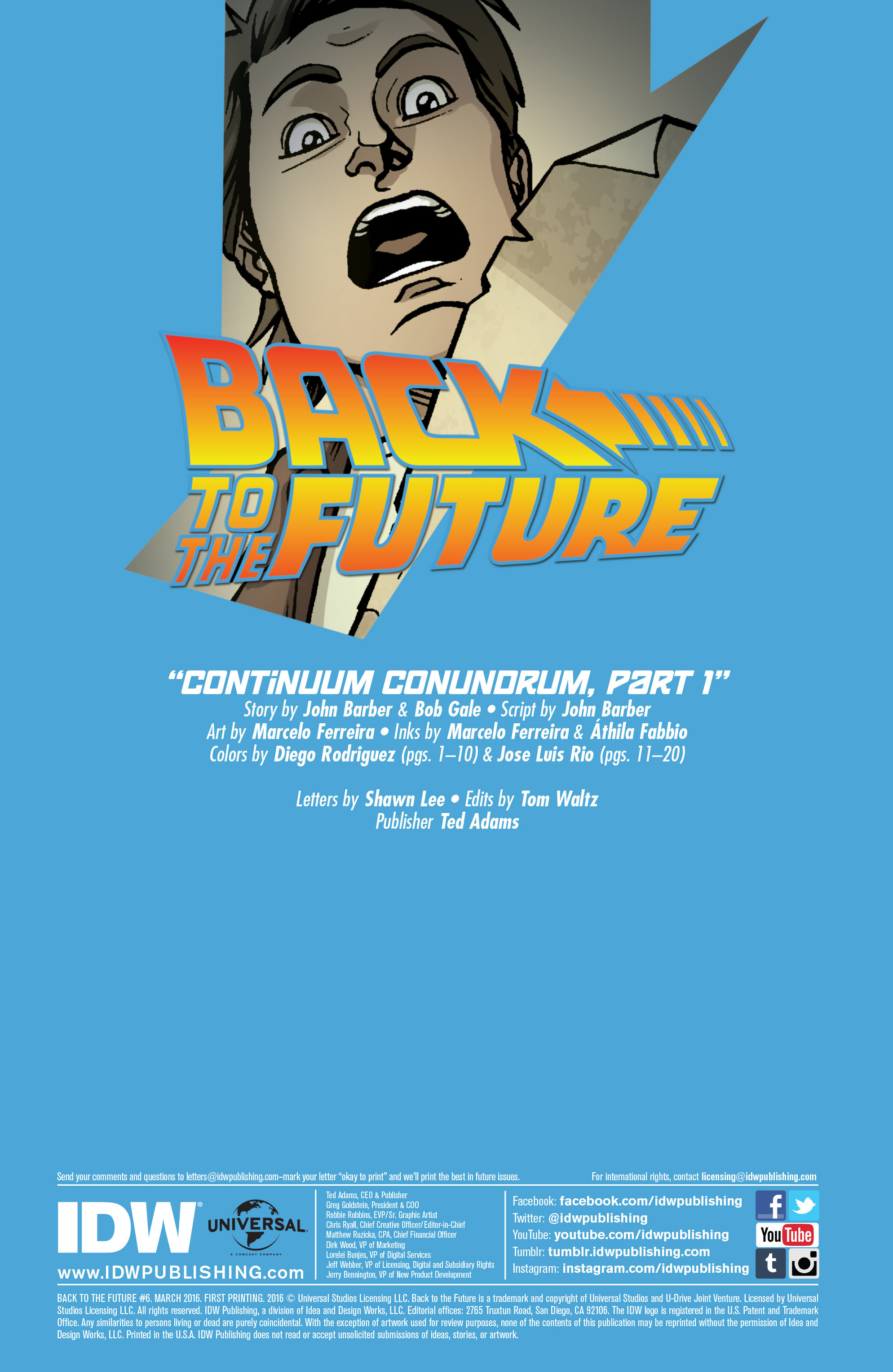 Read online Back to the Future (2015) comic -  Issue #6 - 2