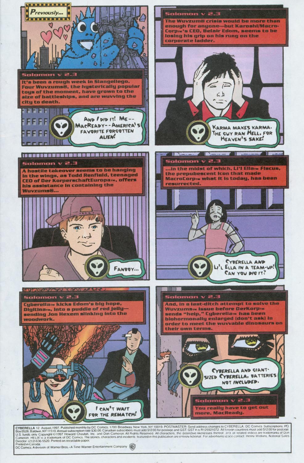 Read online Cyberella comic -  Issue #12 - 2