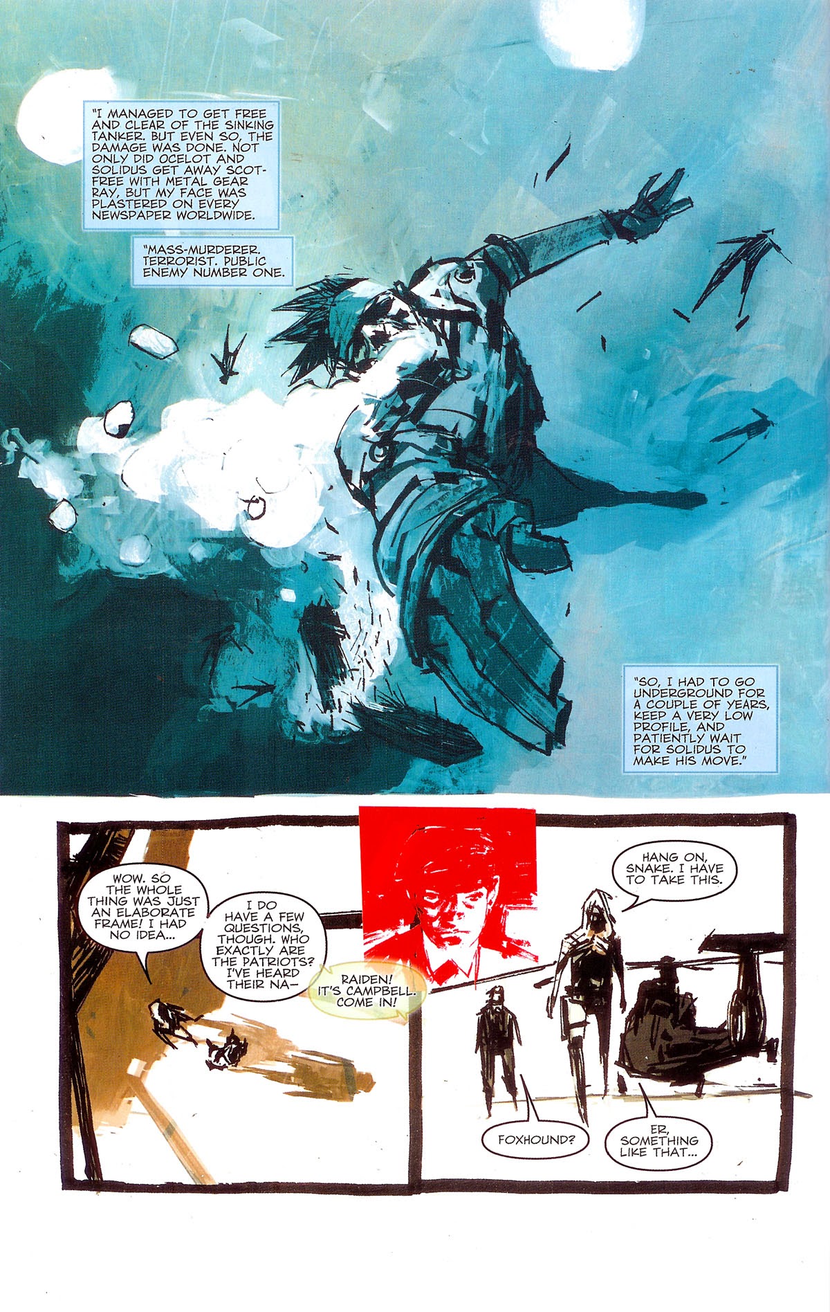 Read online Metal Gear Solid: Sons of Liberty comic -  Issue #6 - 23