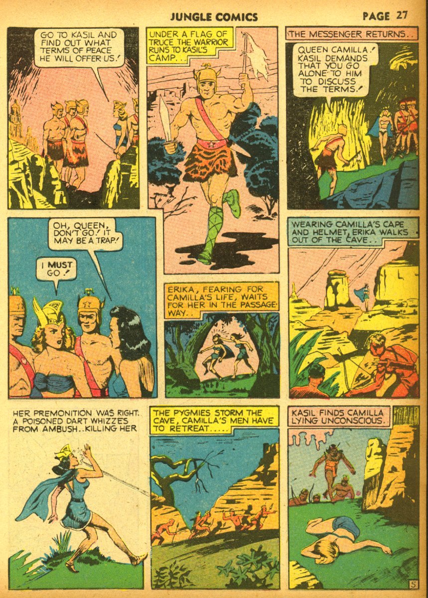 Read online Jungle Comics comic -  Issue #17 - 29