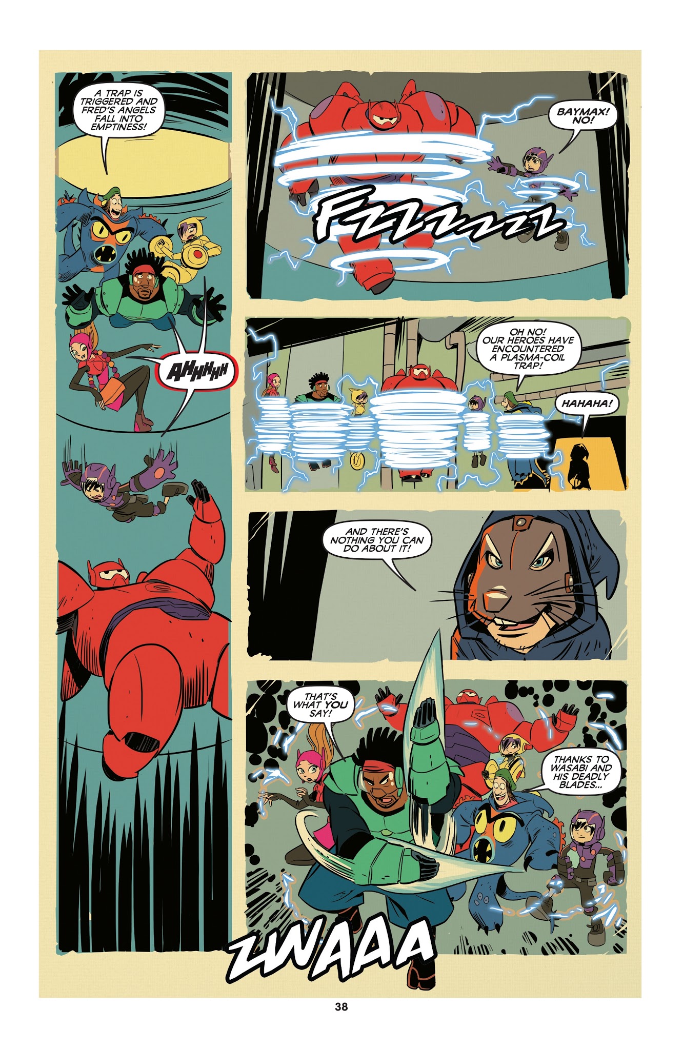 Read online Disney Big Hero 6: Heroes of San Fransokyo comic -  Issue # Full - 38