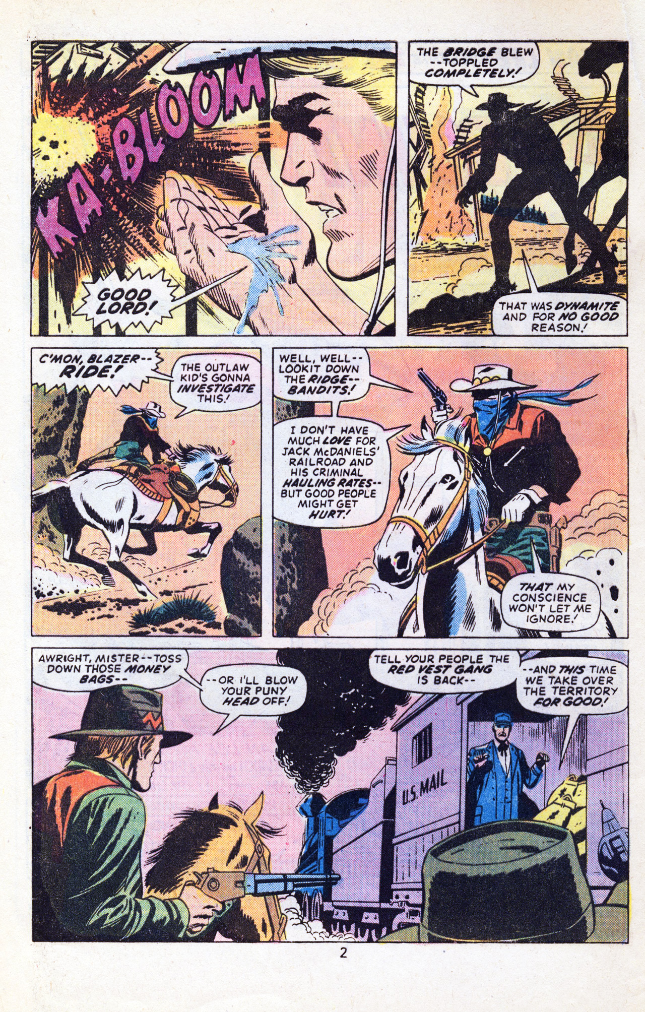 Read online The Outlaw Kid (1970) comic -  Issue #29 - 4