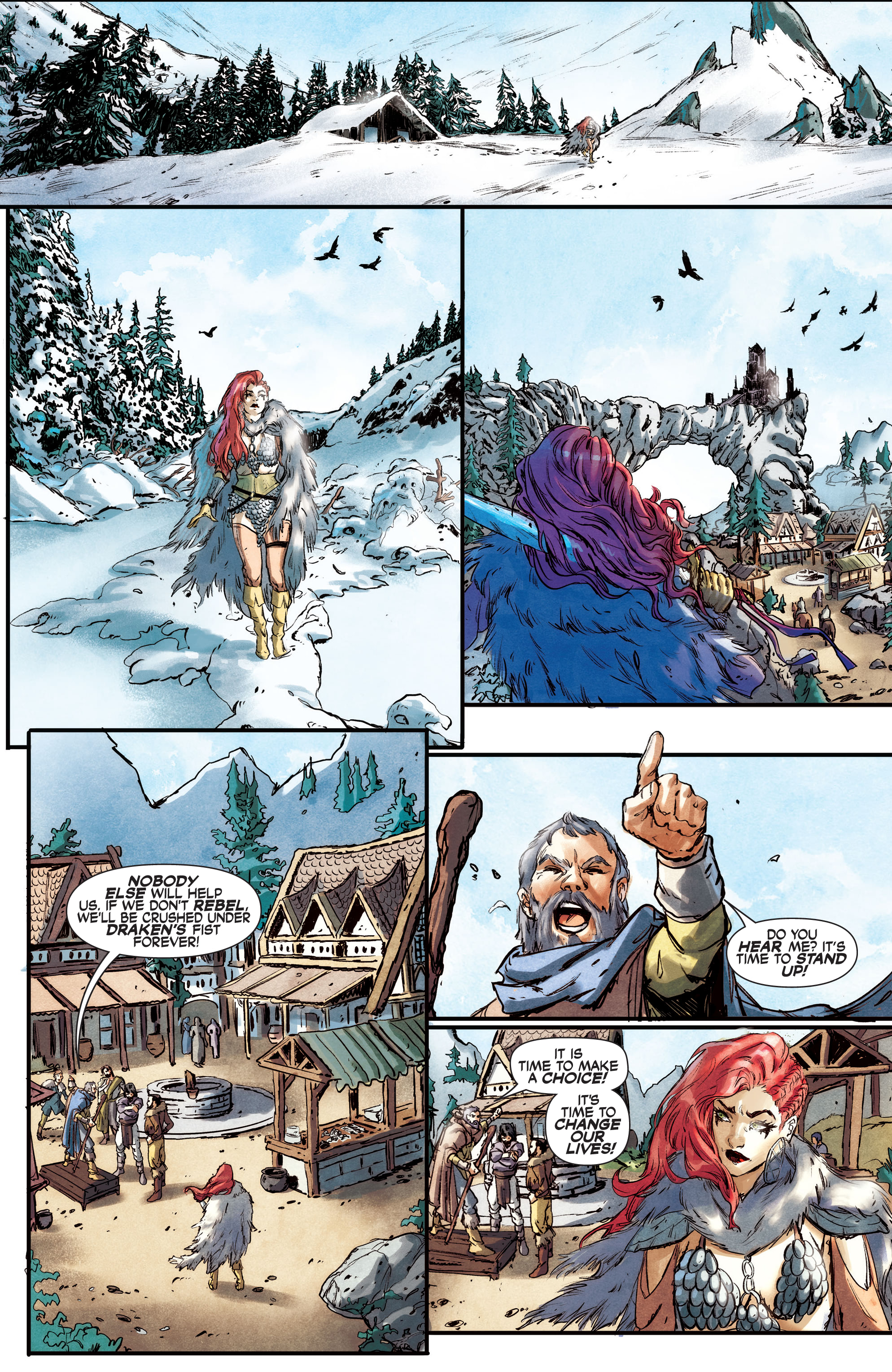 Read online Red Sonja (2019) comic -  Issue # _Holiday Special 2021 - 13