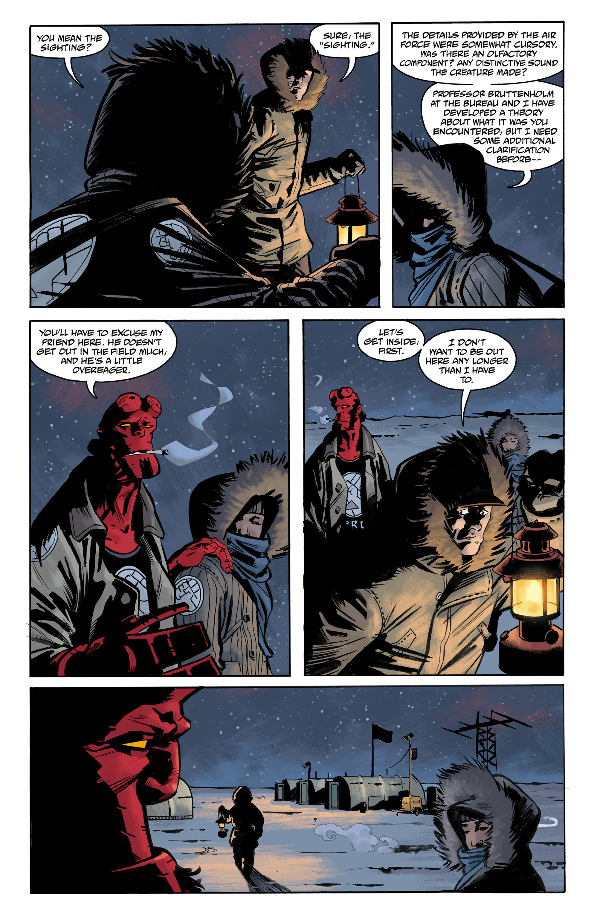 Read online Hellboy and the B.P.R.D.: 1954 -- Black Sun comic -  Issue #1 - 5