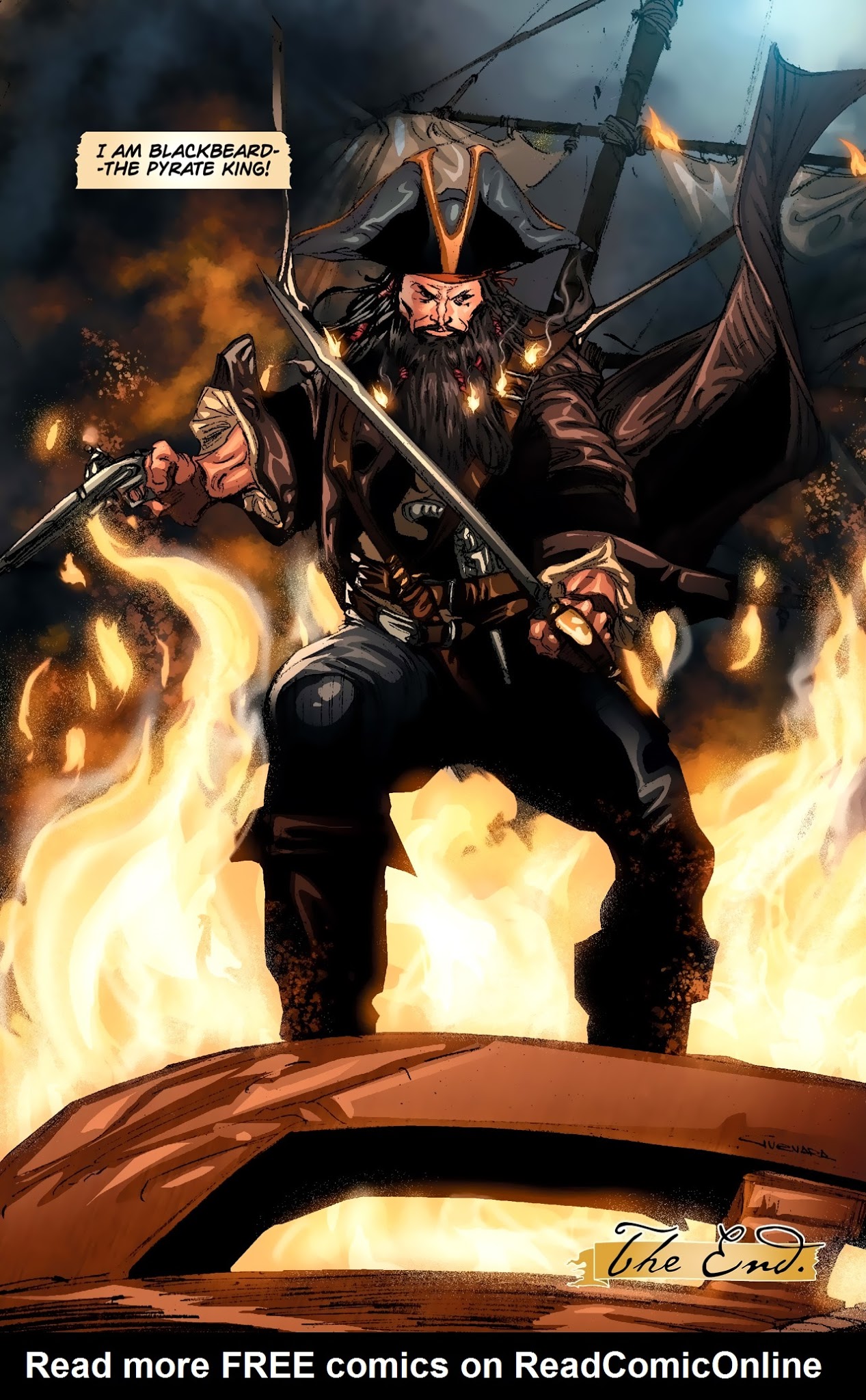 Read online Blackbeard: Legend of the Pyrate King comic -  Issue #6 - 24