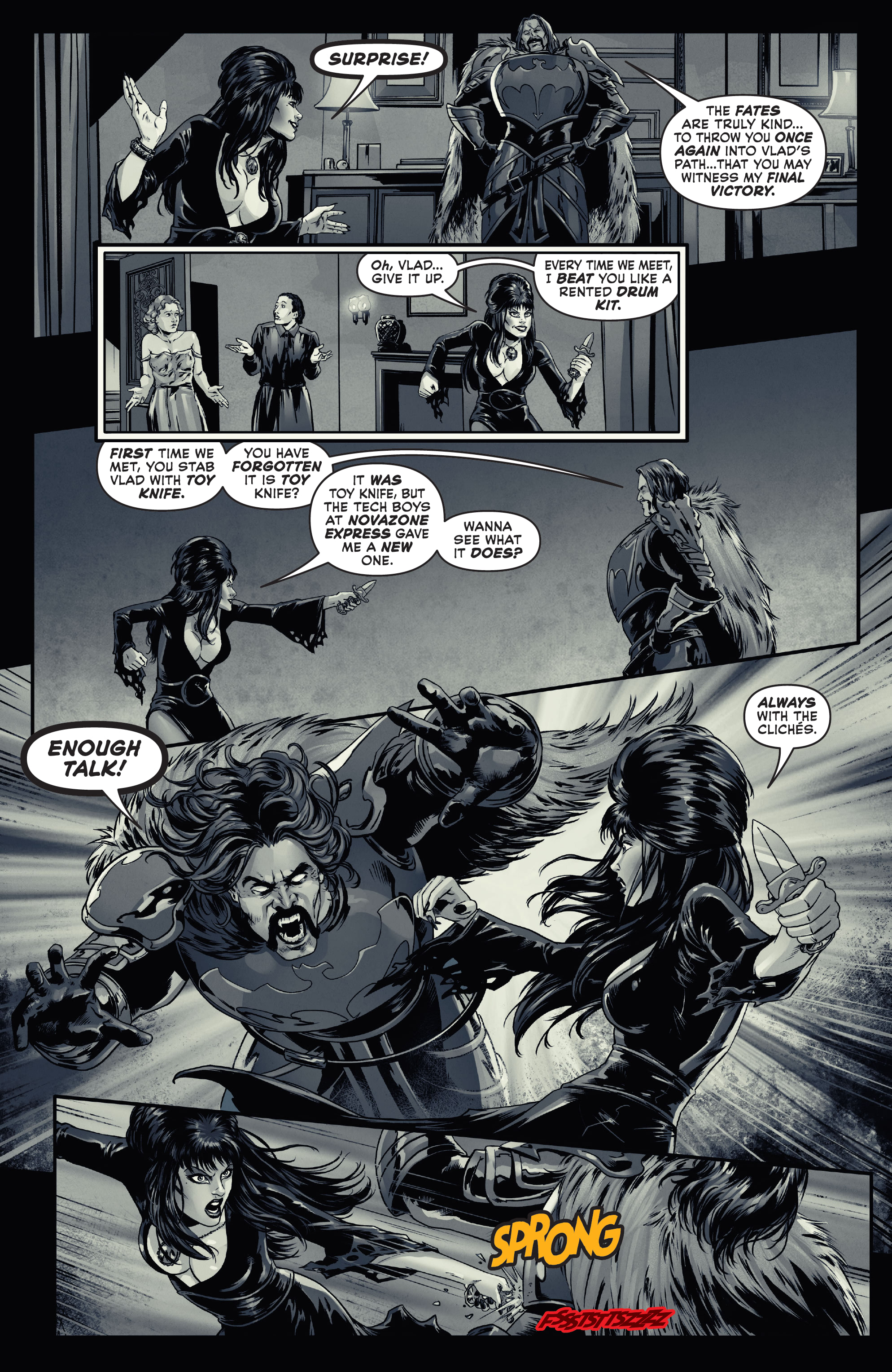 Read online Elvira in Monsterland comic -  Issue #1 - 14