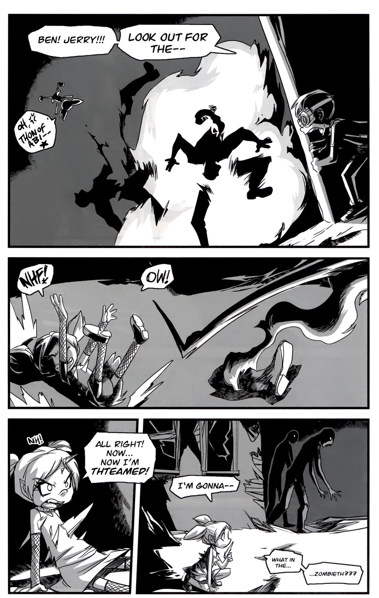 Read online The Littlest Zombie vs The Littlest Vampire comic -  Issue # Full - 14