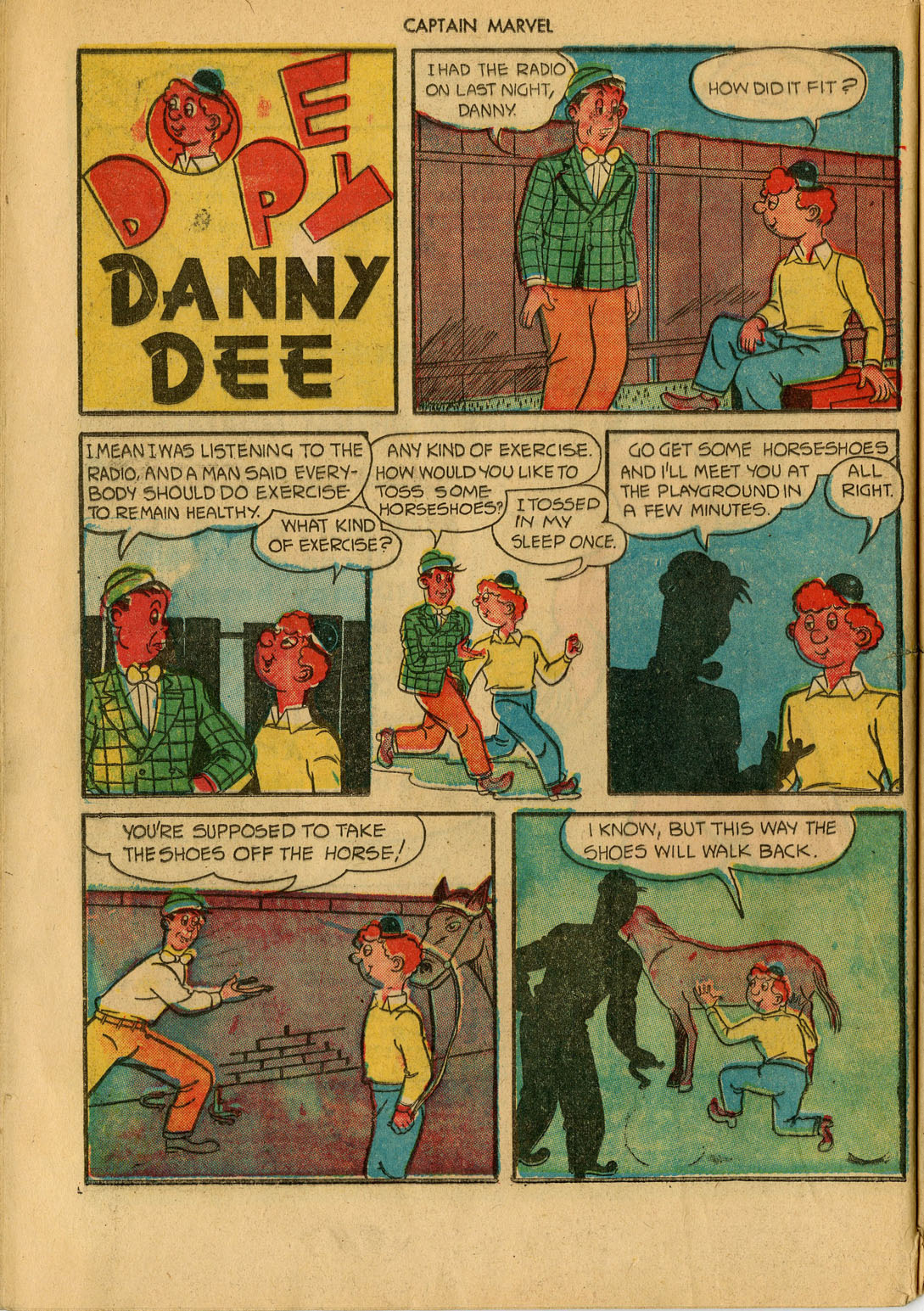 Read online Captain Marvel Adventures comic -  Issue #37 - 40