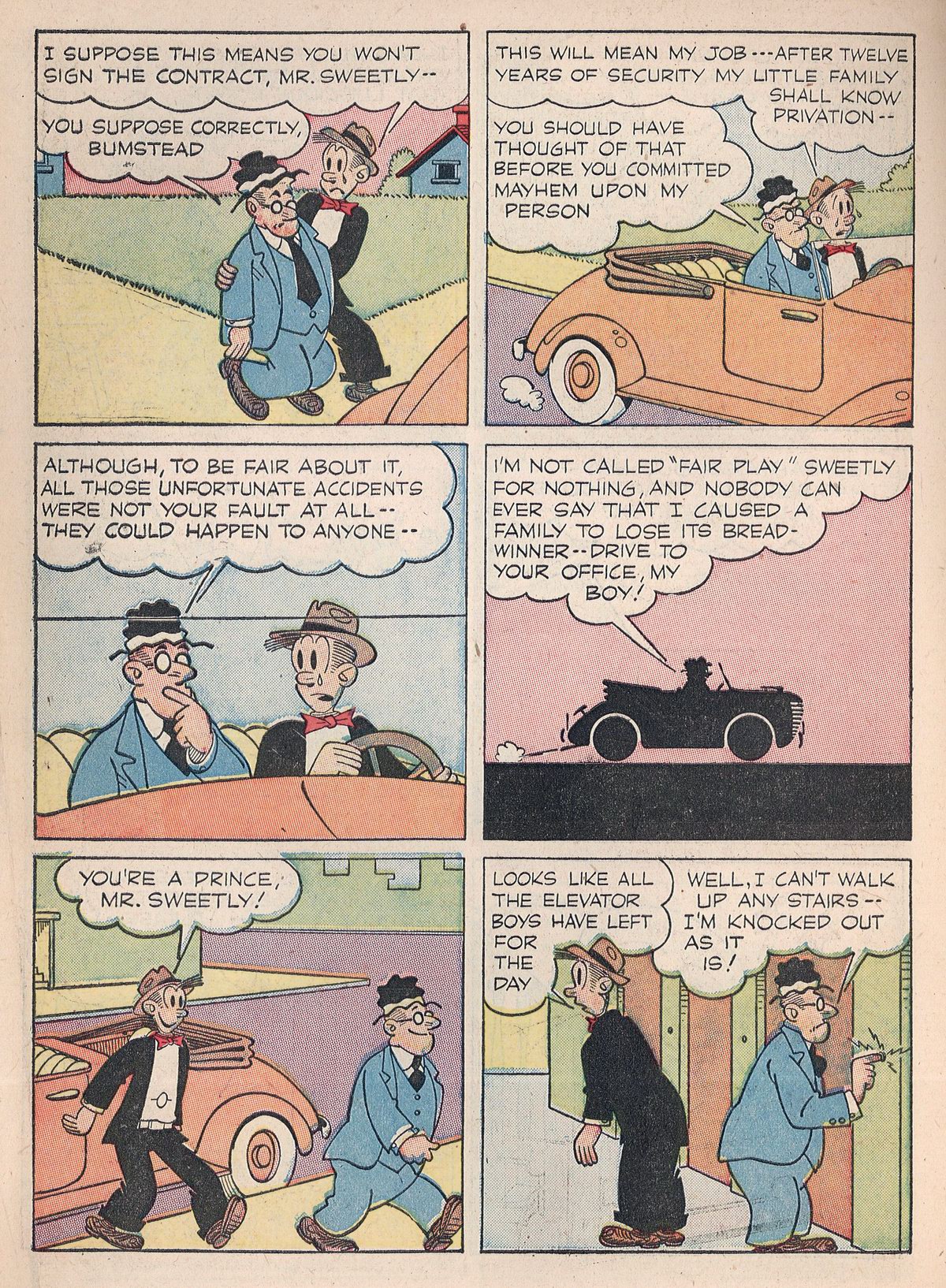 Read online Blondie Comics (1947) comic -  Issue #11 - 10