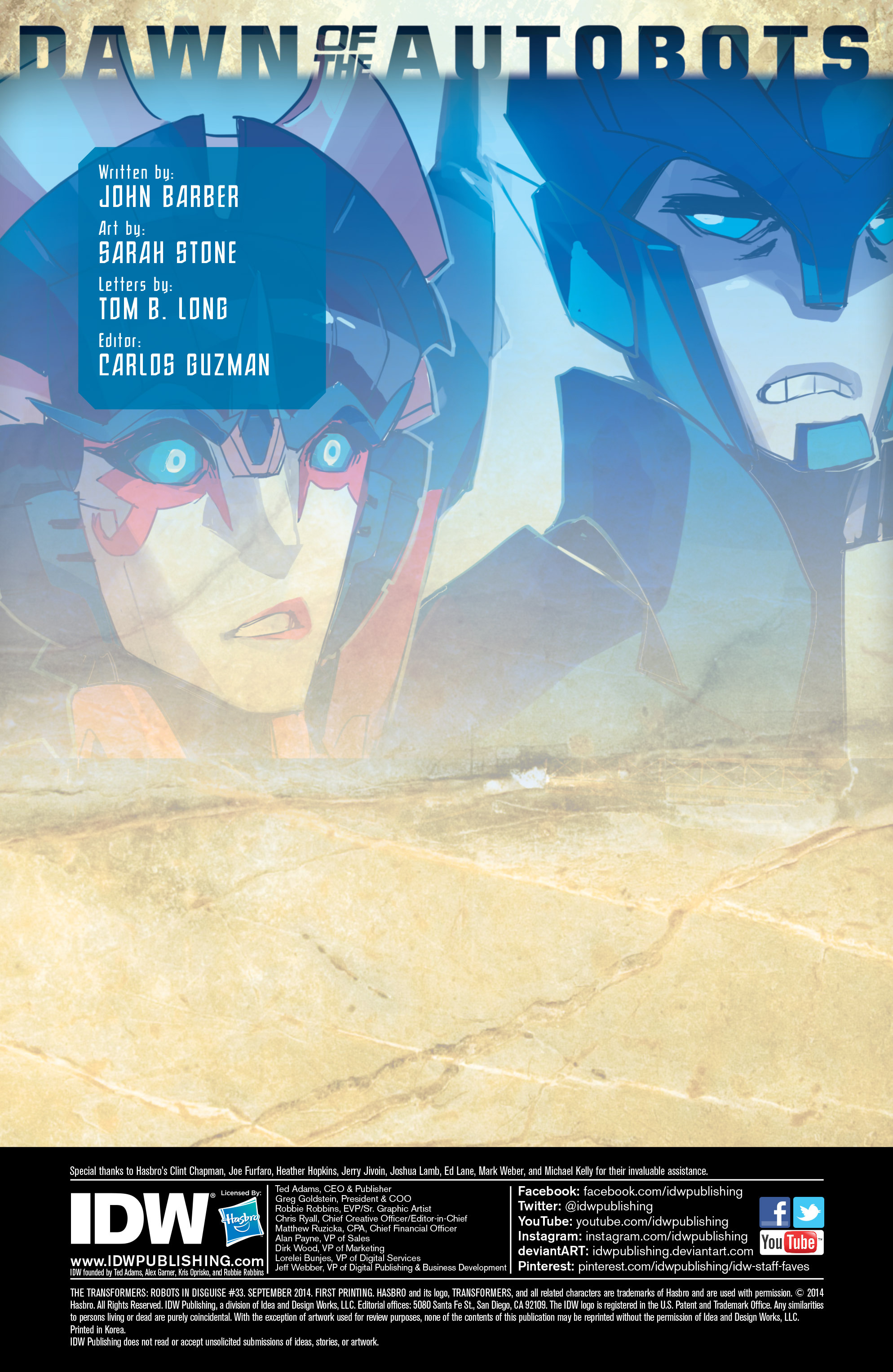 Read online Transformers: Robots In Disguise (2012) comic -  Issue #33 - 2