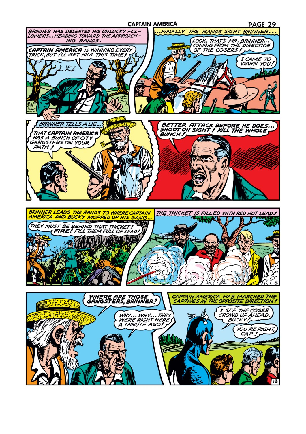 Read online Captain America Comics comic -  Issue #11 - 30
