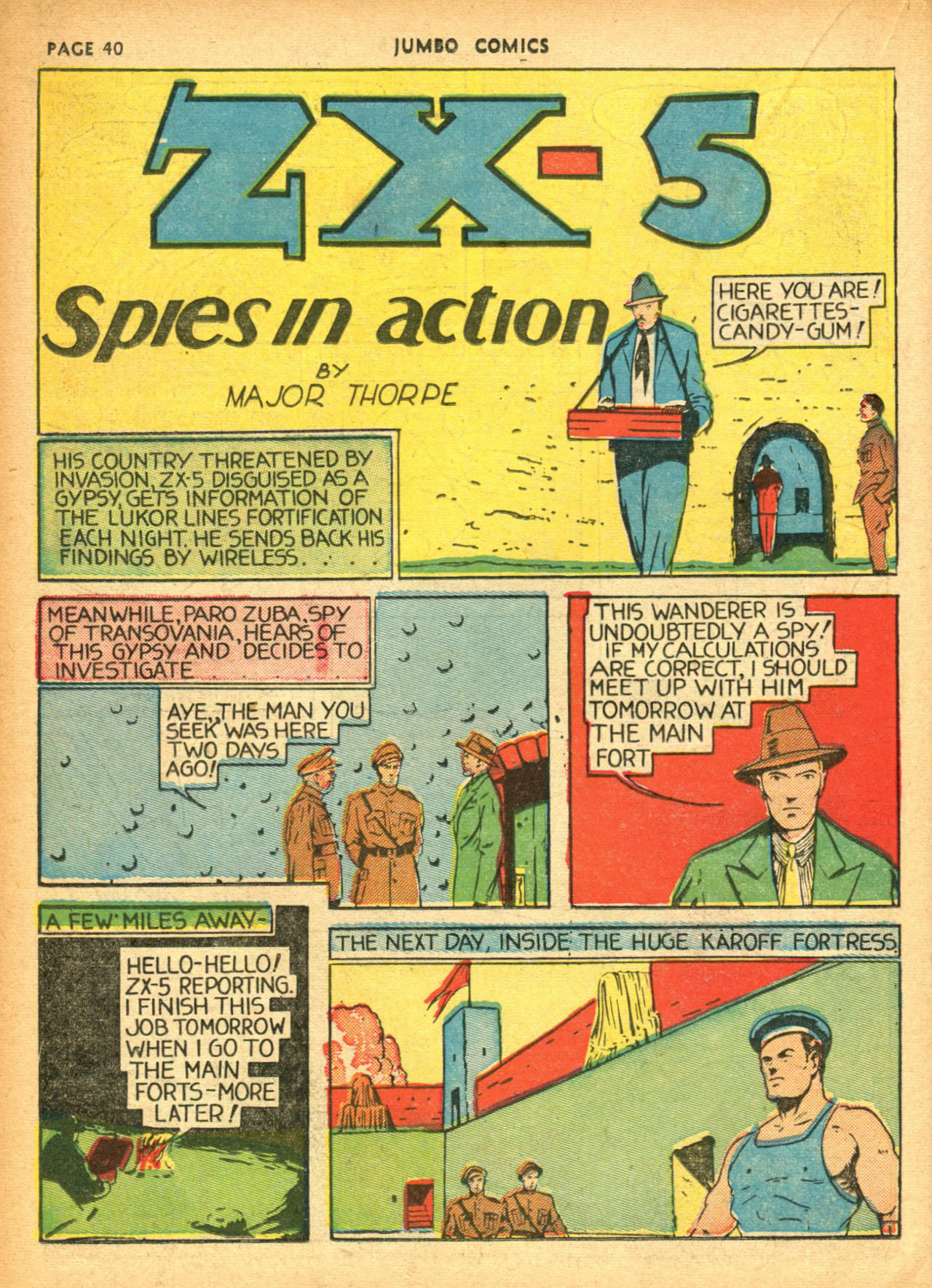 Read online Jumbo Comics comic -  Issue #15y - 42