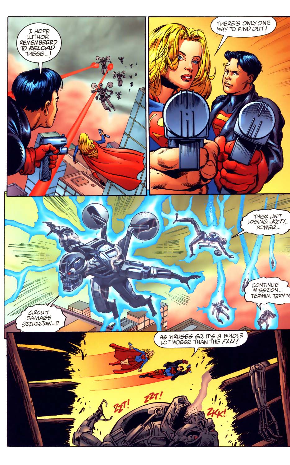 Read online Superman vs. The Terminator: Death to the Future comic -  Issue #4 - 18