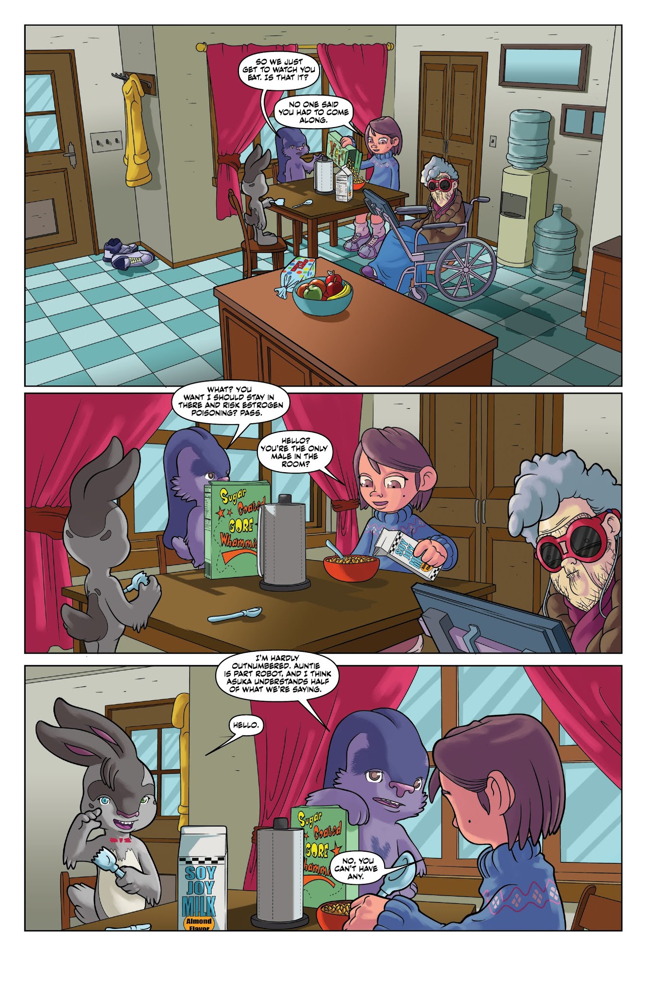 Read online Auntie Agatha's Home For Wayward Rabbits comic -  Issue #3 - 4