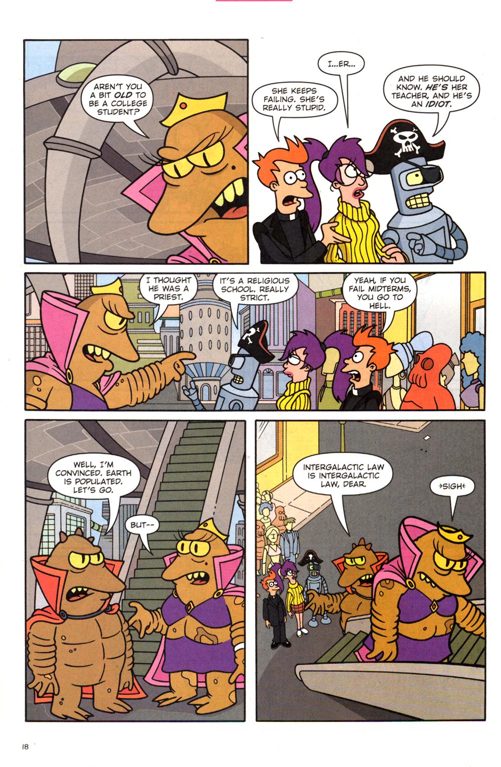 Read online Futurama Comics comic -  Issue #17 - 19