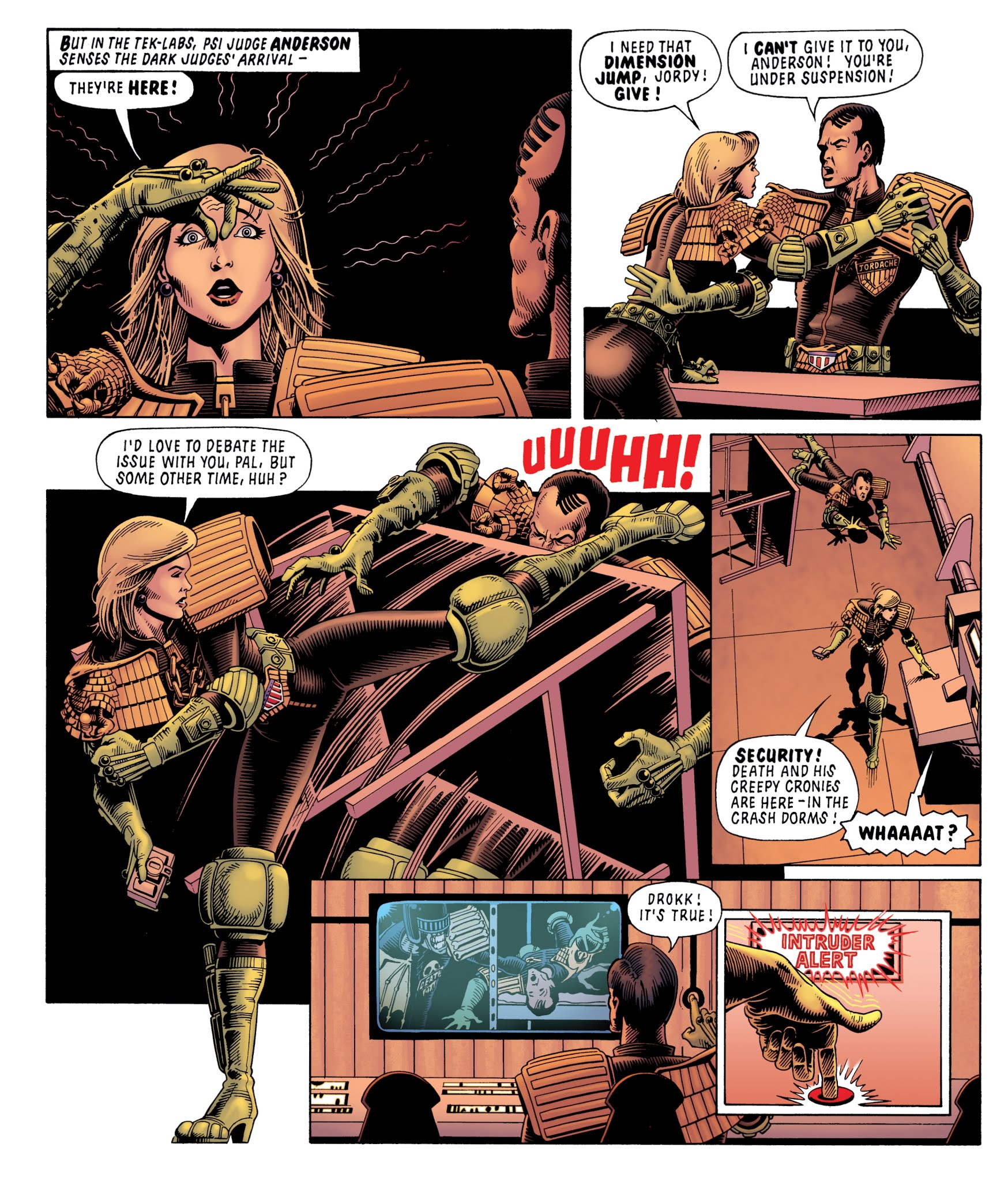 Read online Judge Dredd Classics: The Dark Judges comic -  Issue # TPB - 88