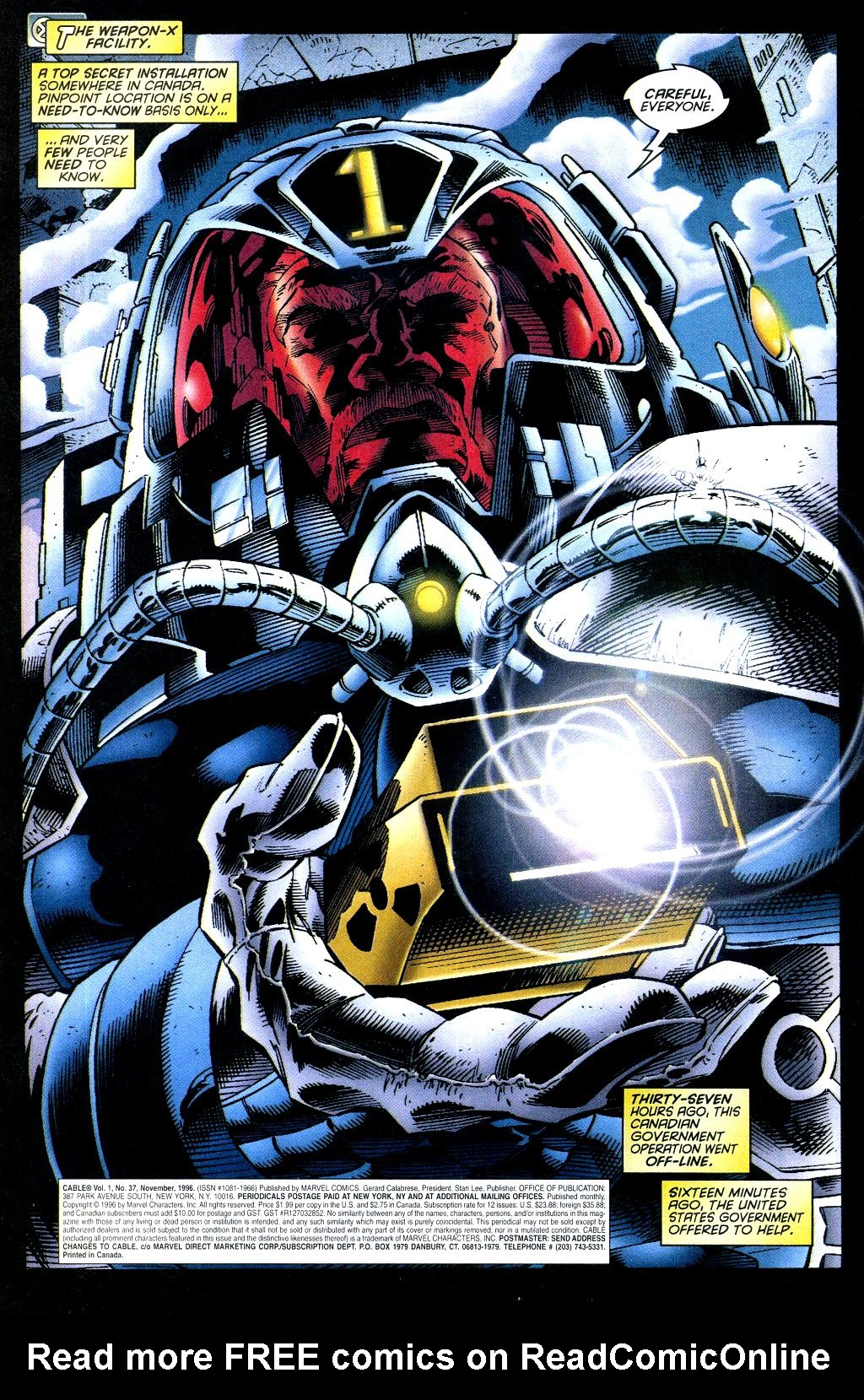 Read online Cable (1993) comic -  Issue #37 - 2