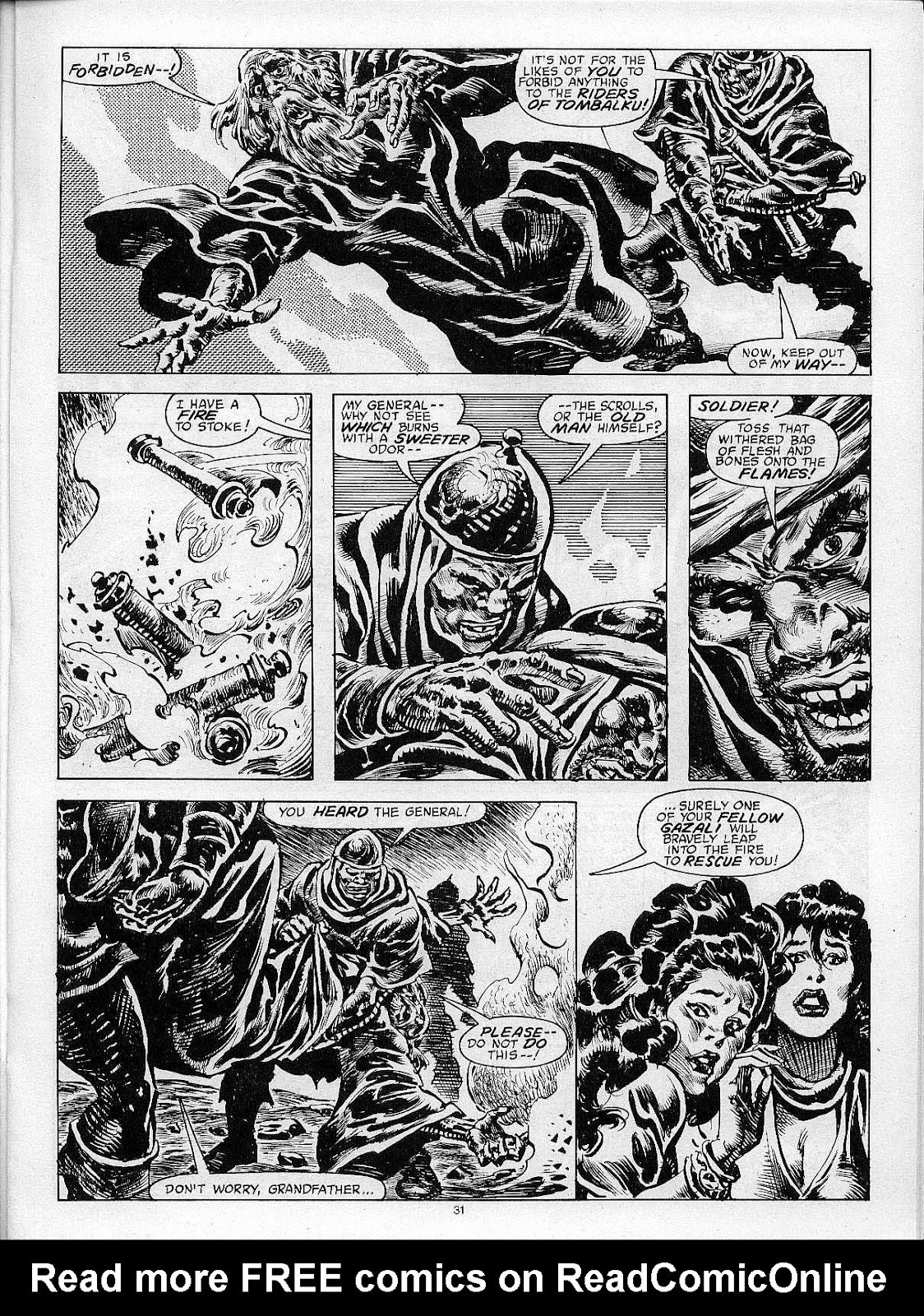 The Savage Sword Of Conan issue 204 - Page 33