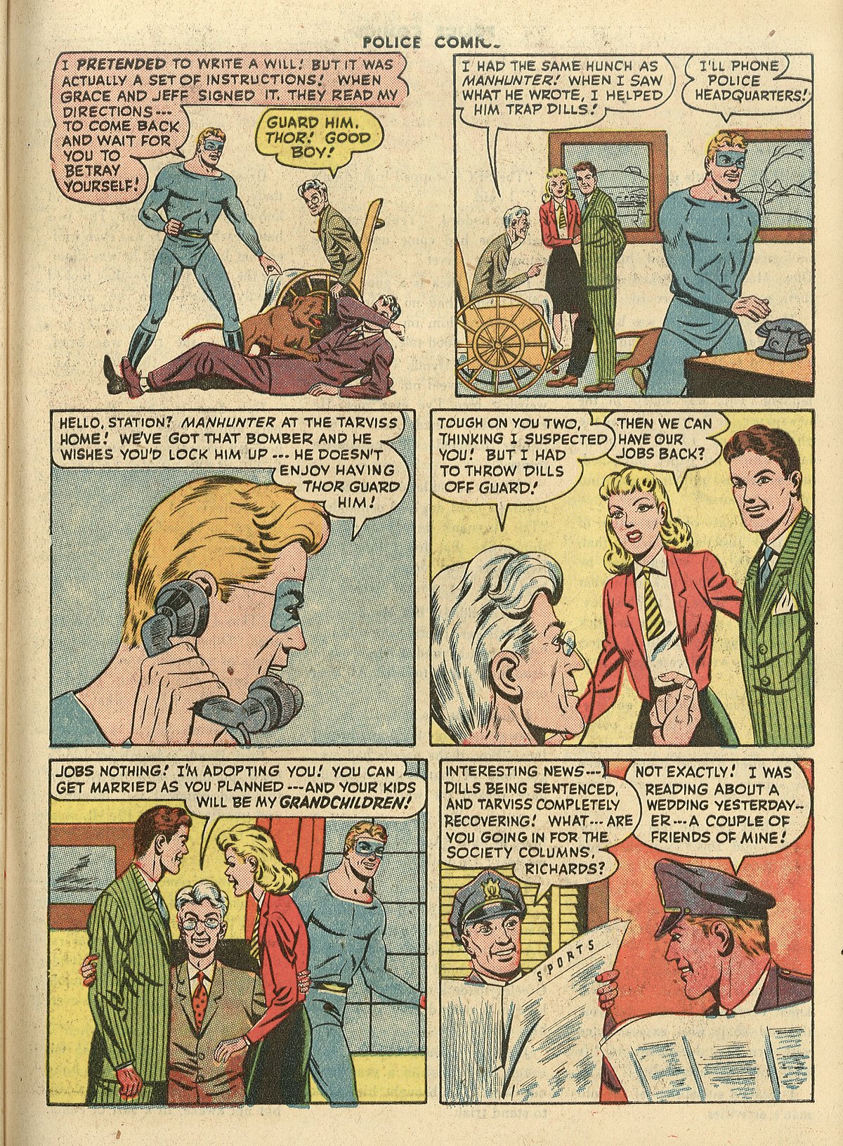 Read online Police Comics comic -  Issue #57 - 47