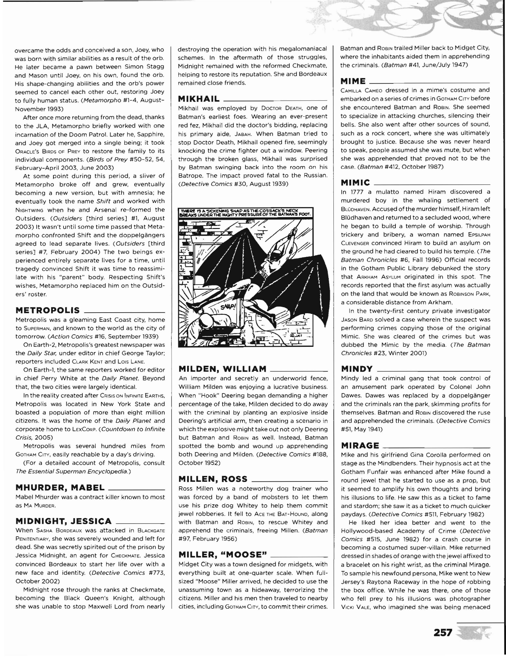 Read online The Essential Batman Encyclopedia comic -  Issue # TPB (Part 3) - 69