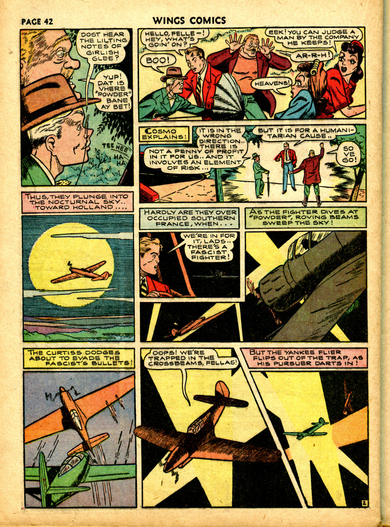 Read online Wings Comics comic -  Issue #6 - 44